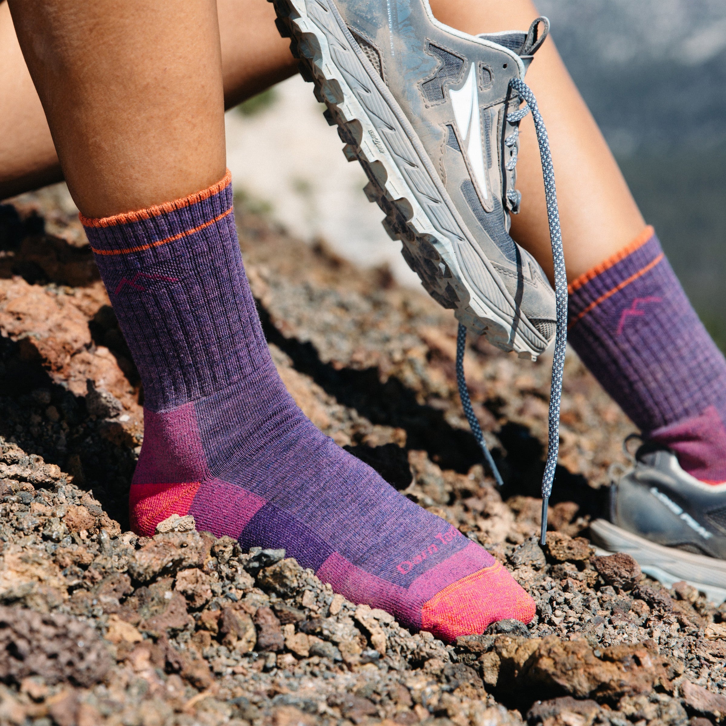 Women's Hiker Micro Crew Midweight Hiking Socks