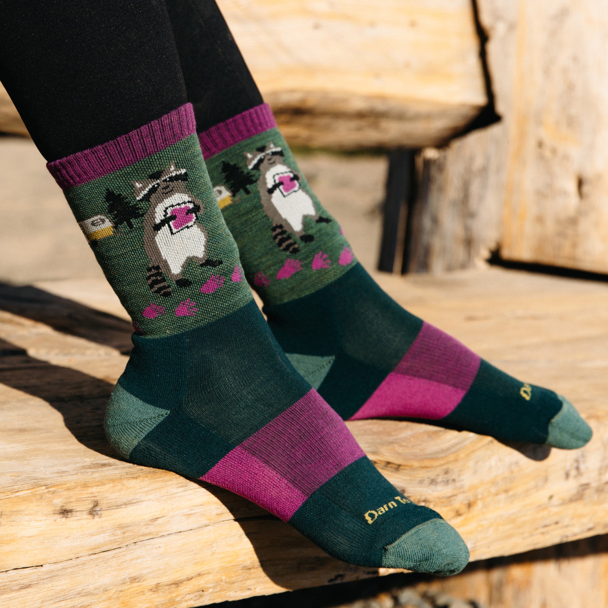 Women's Critter Club Micro Crew Lightweight Hiking Socks