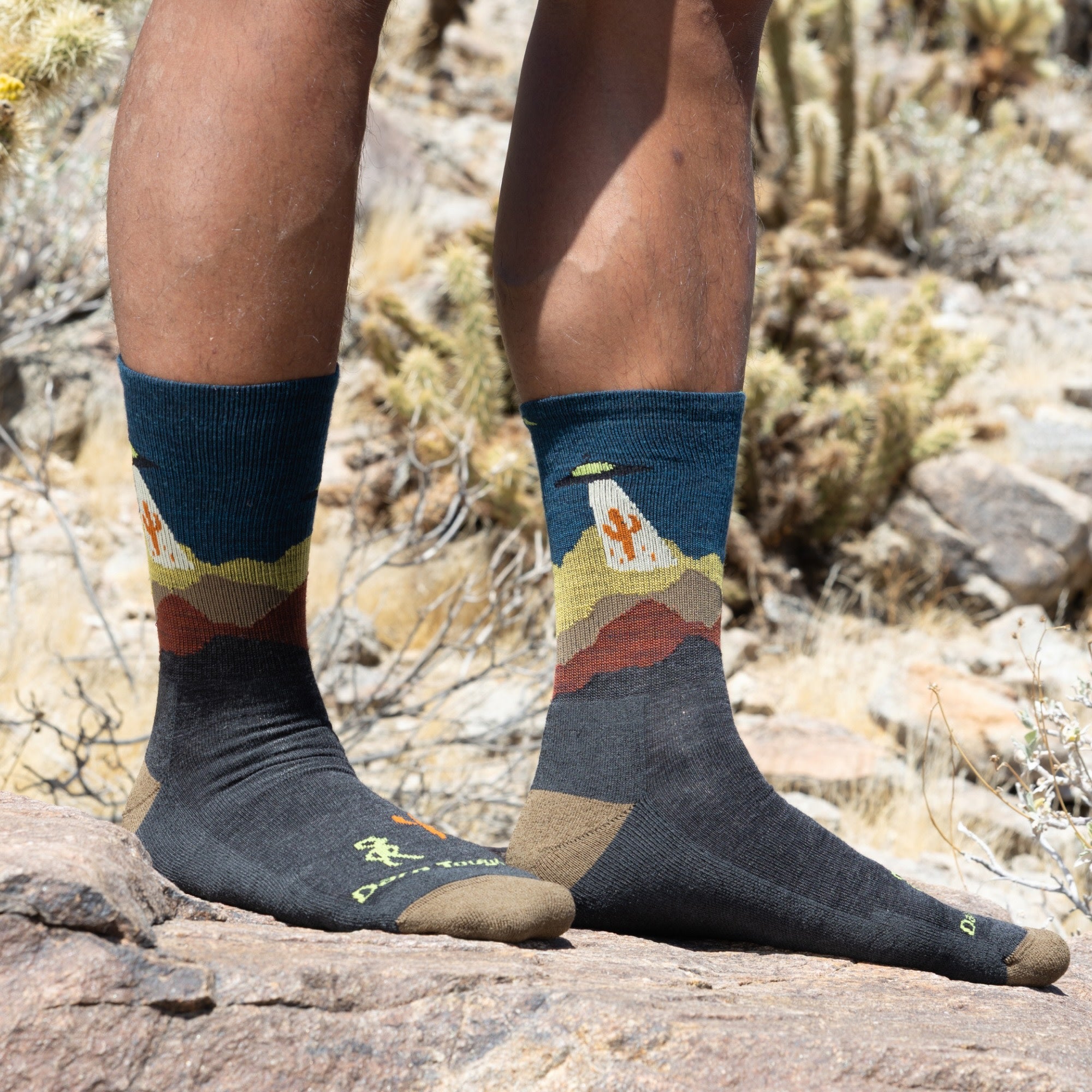 Men's Spaced Out Micro Crew Lightweight Hiking Socks