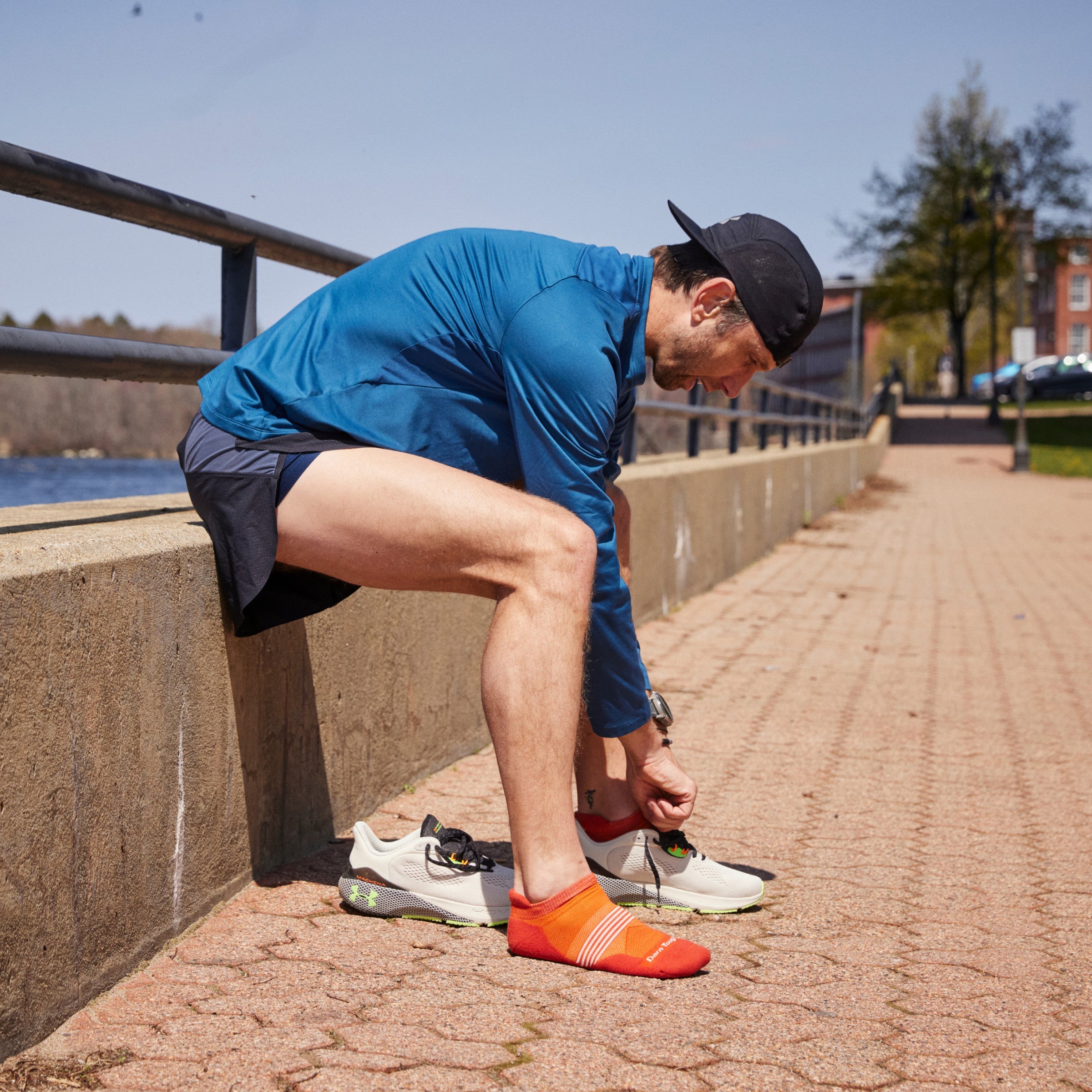 Men's Element No Show Tab Lightweight Running Socks
