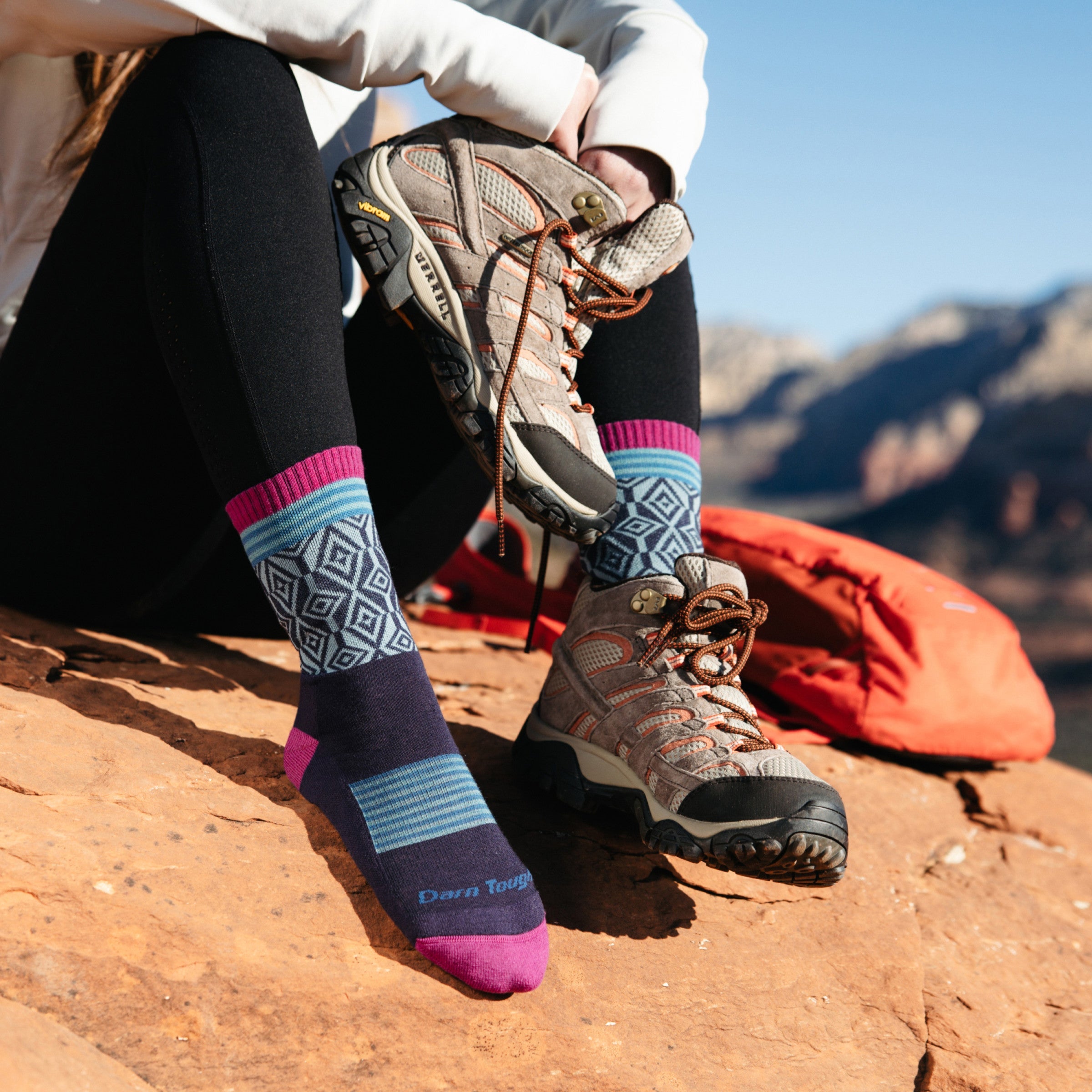 Women's Sobo Micro Crew Lightweight Hiking Socks