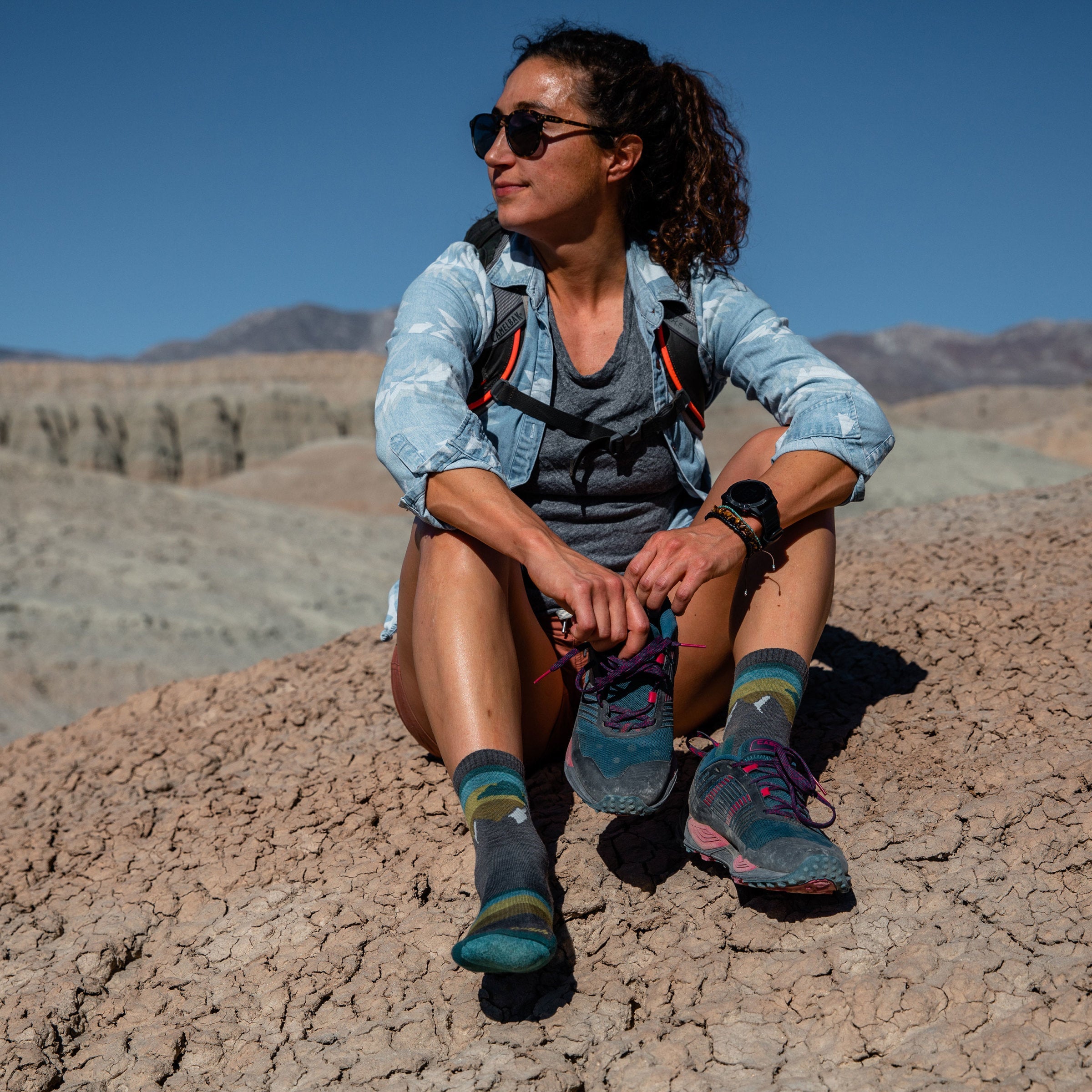 Women's Sunset Ledge Micro Crew Lightweight Hiking Socks