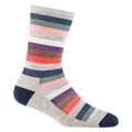 Women's Mystic Stripe Crew Lightweight Lifestyle Socks