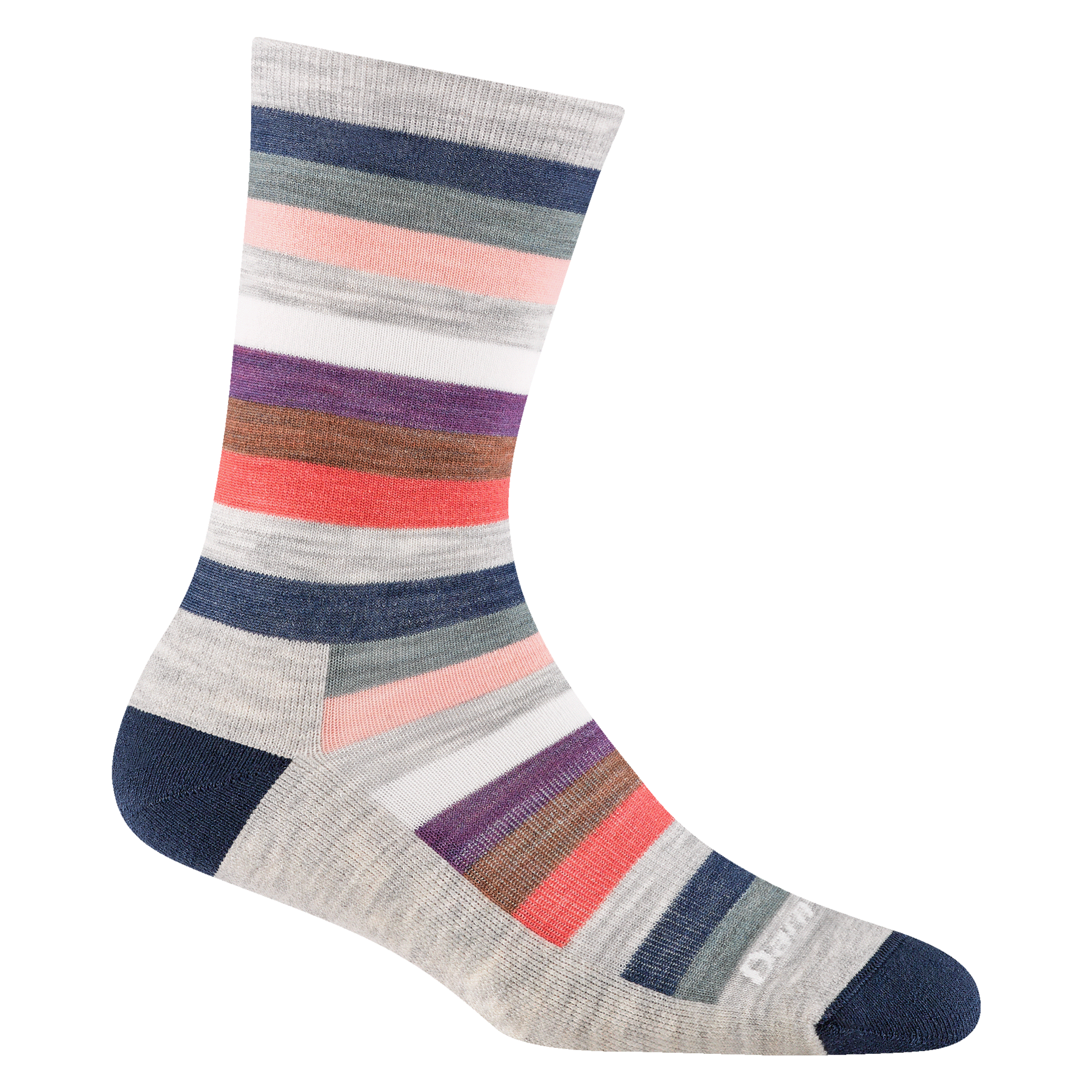 Women's Mystic Stripe Crew Lightweight Lifestyle Socks