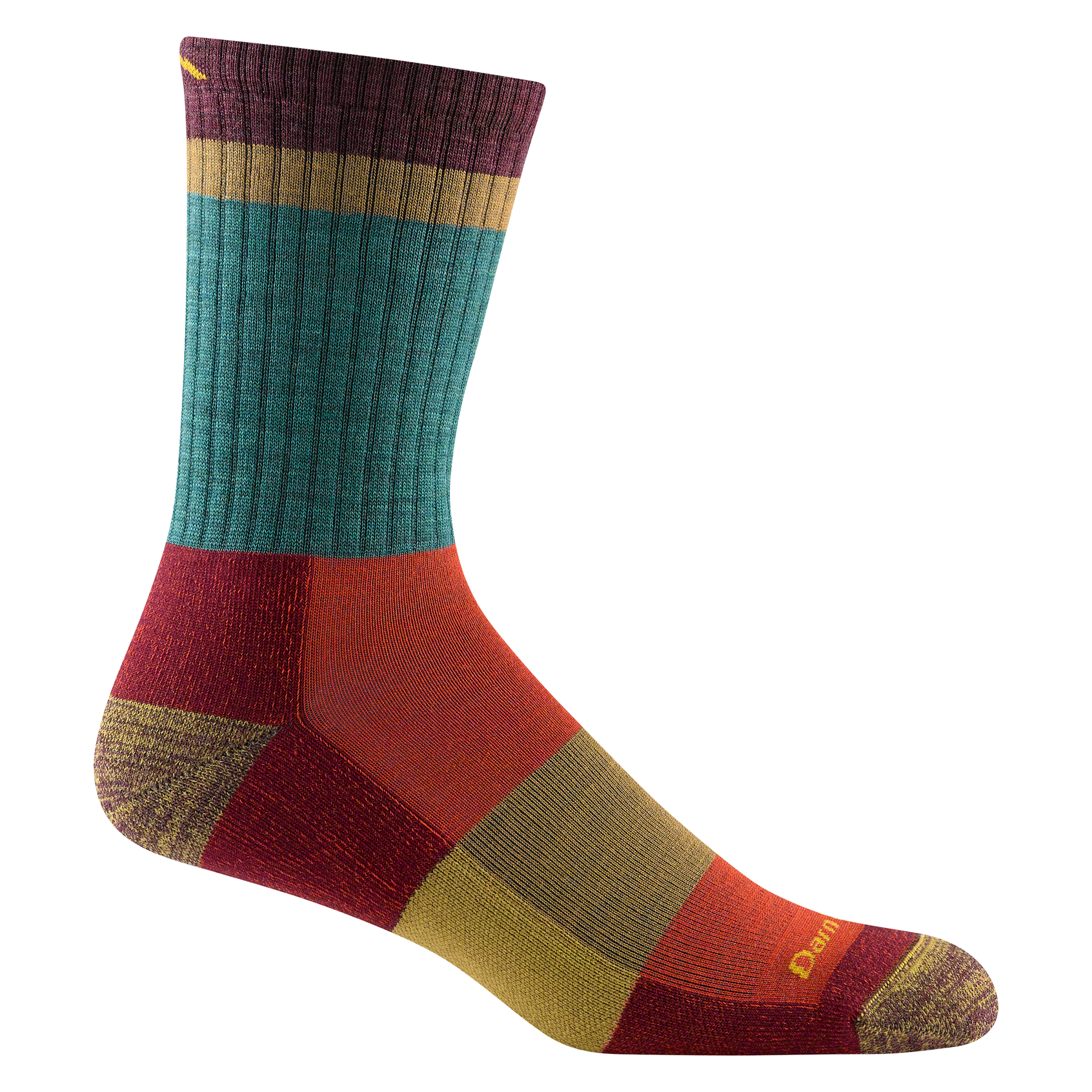 Men's Heady Stripe Micro Crew Lightweight Hiking Socks