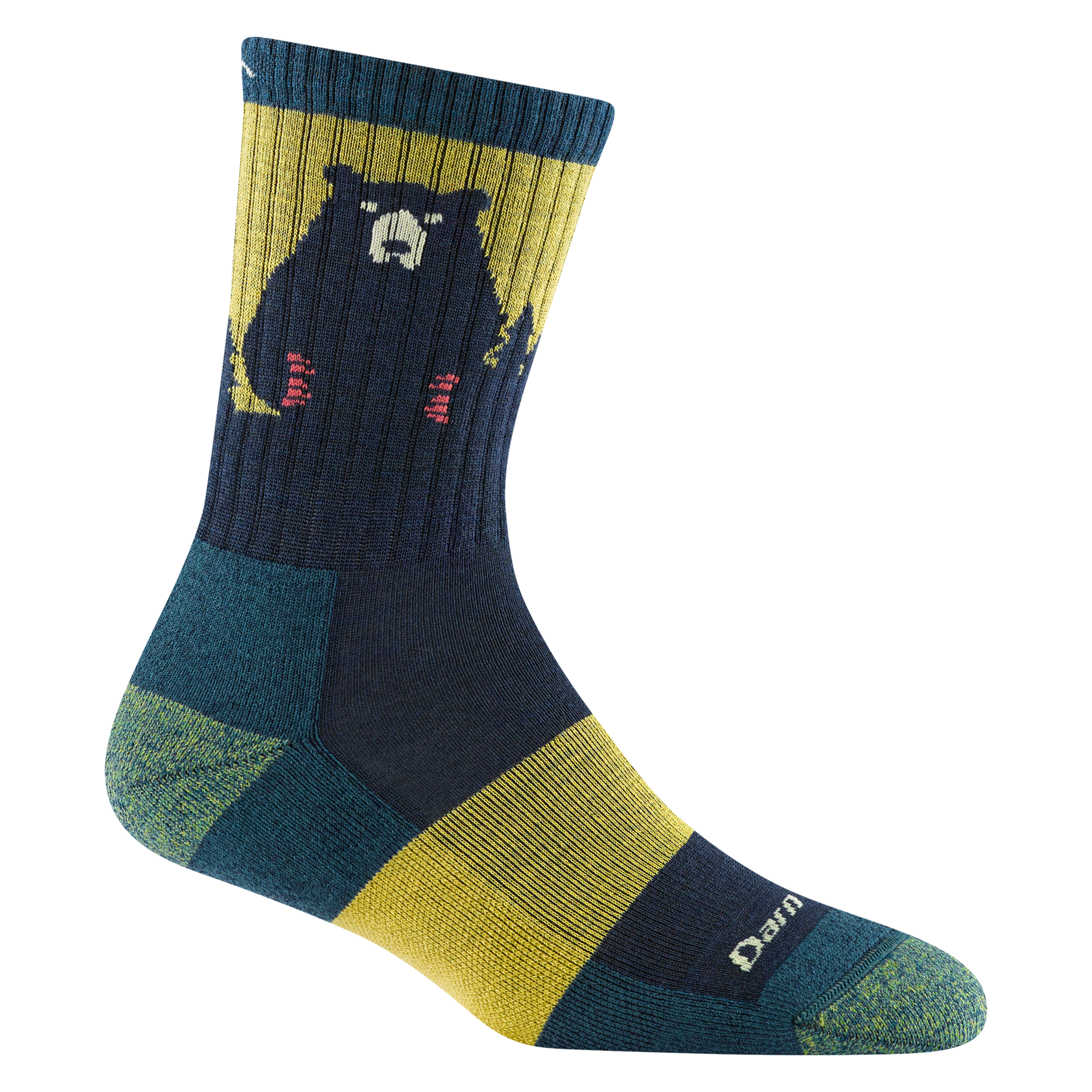 Women's Bear Town Micro Crew Lightweight Hiking Socks