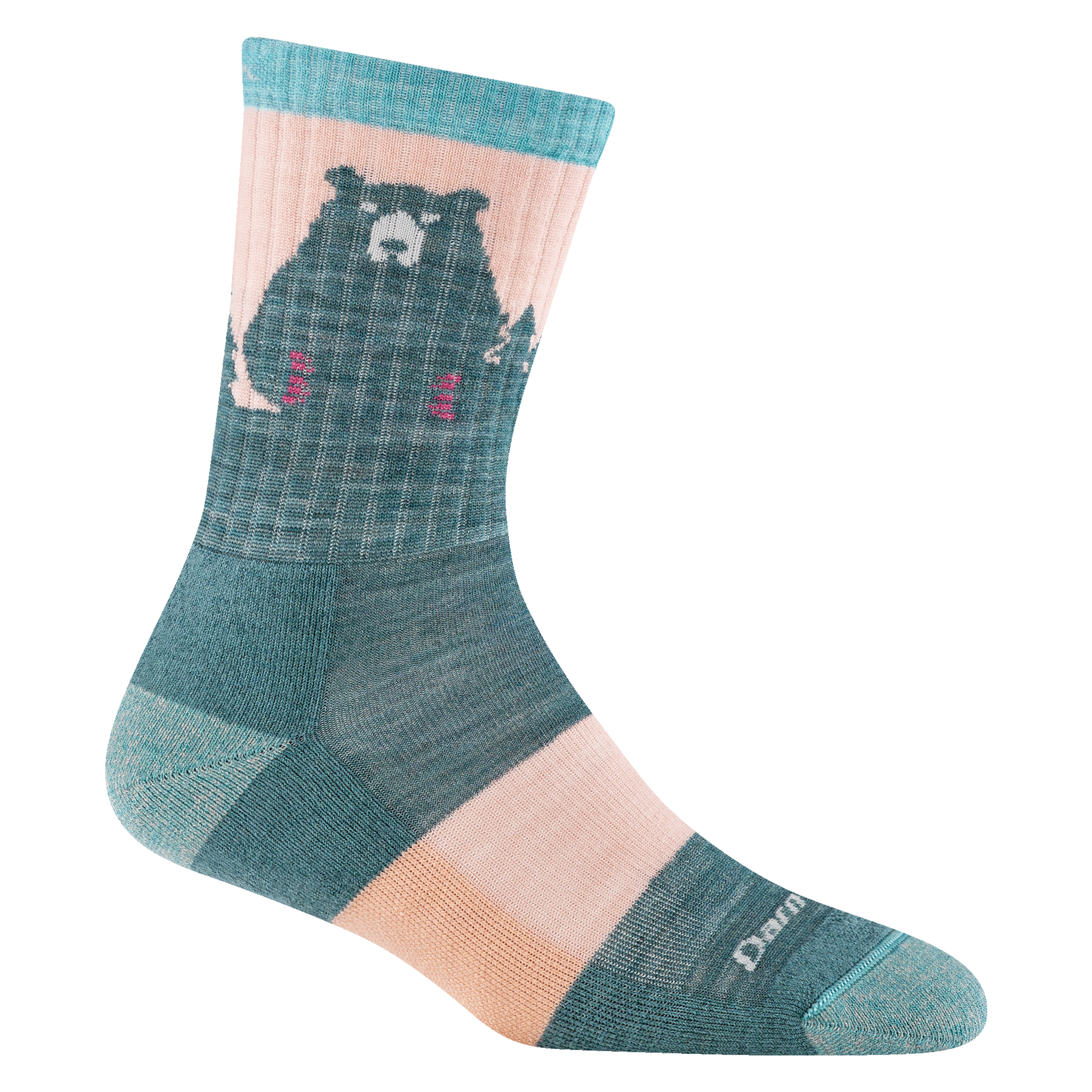 Women's Bear Town Micro Crew Lightweight Hiking Socks