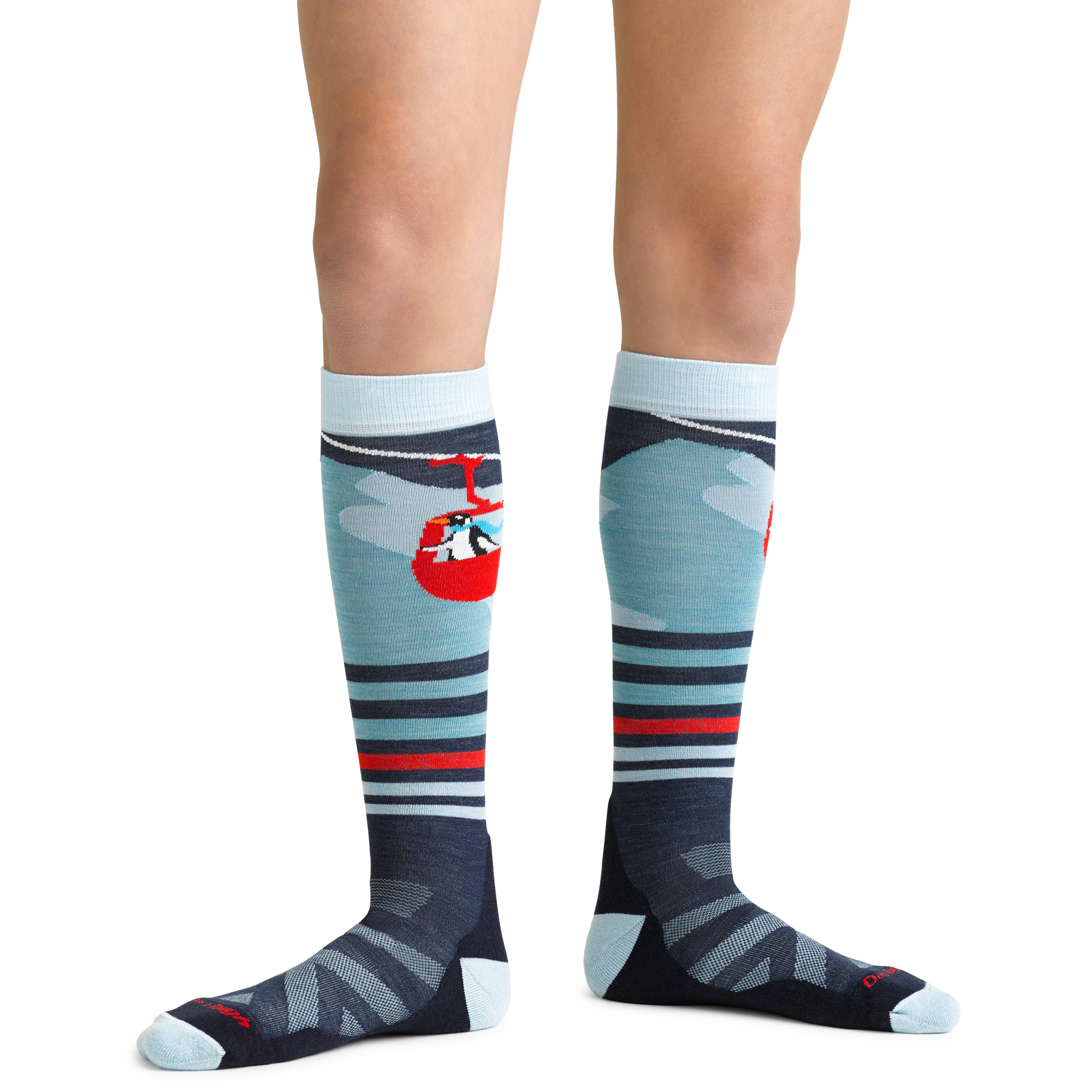 Kids Skipper Over-the-Calf  Midweight Ski & Snowboard Sock-Last Chance