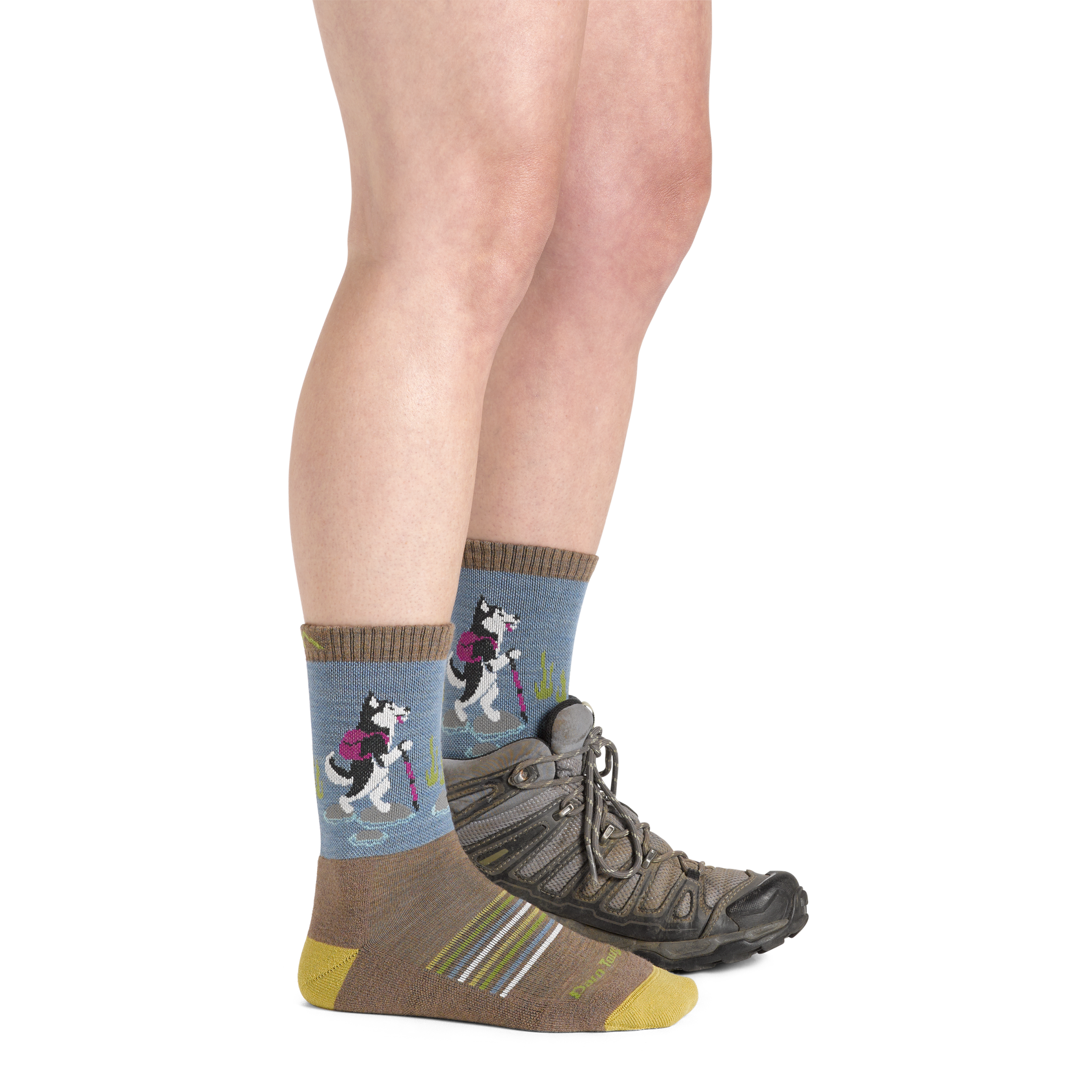 Women's Critter Club Micro Crew Lightweight Hiking Socks