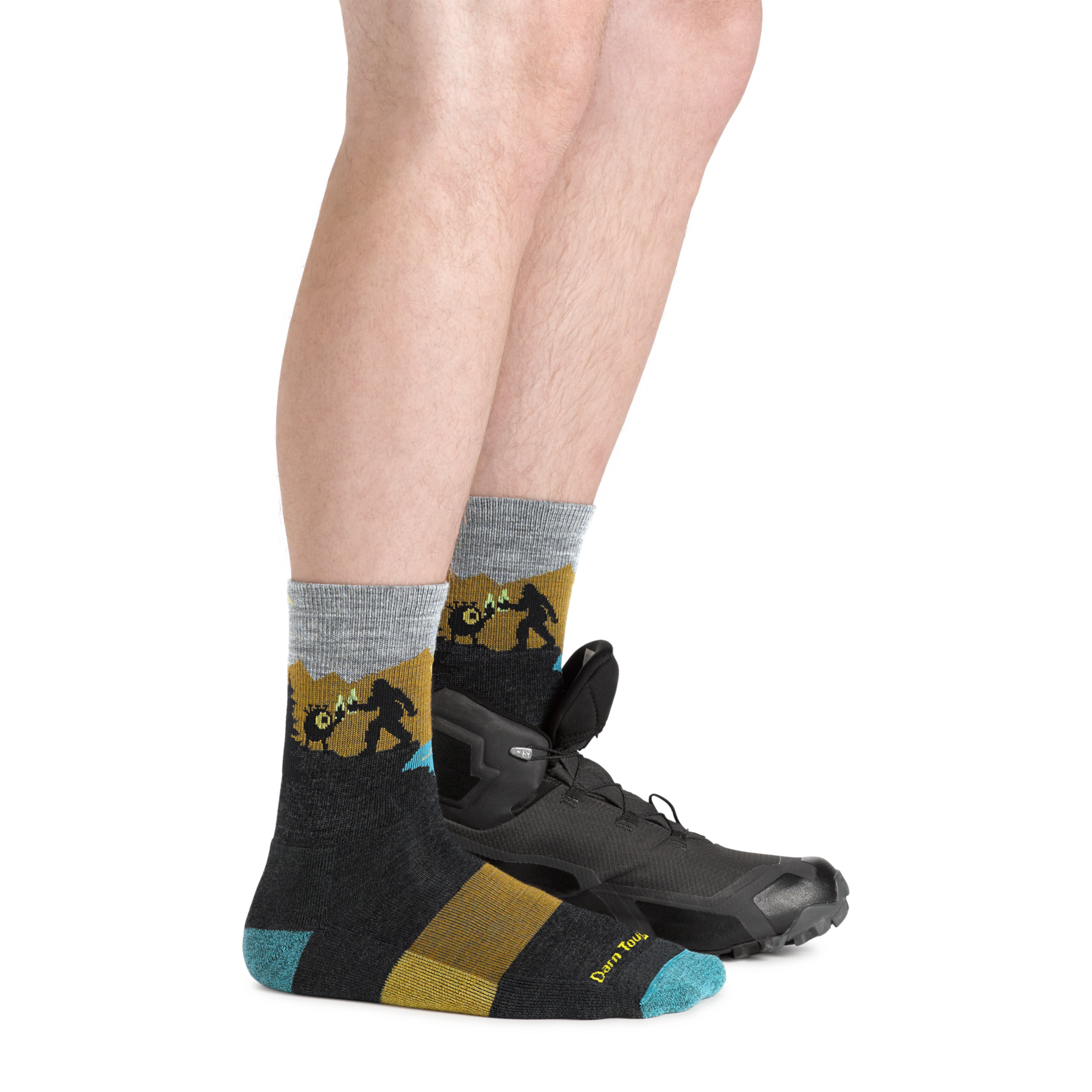 Men's Close Encounters Micro Crew Midweight Hiking Socks