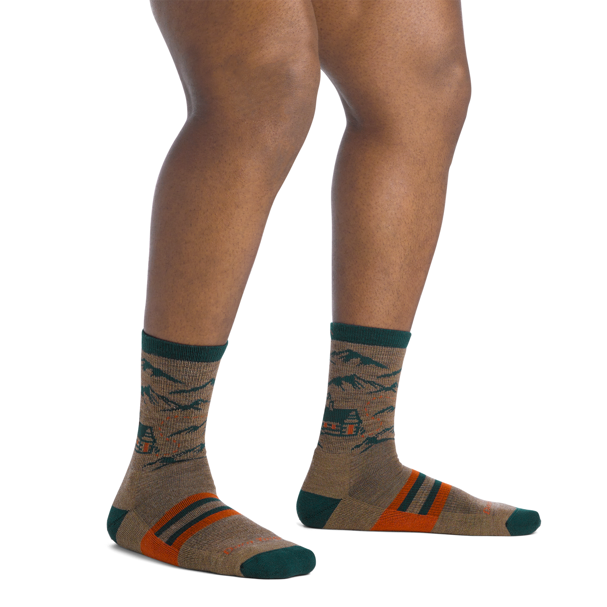 Men's Hike Hike Hut Micro Crew Midweight Hiking Socks-Last Chance