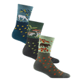 Women's Wildlife Lightweight Lifestyle Crew 3-Pack