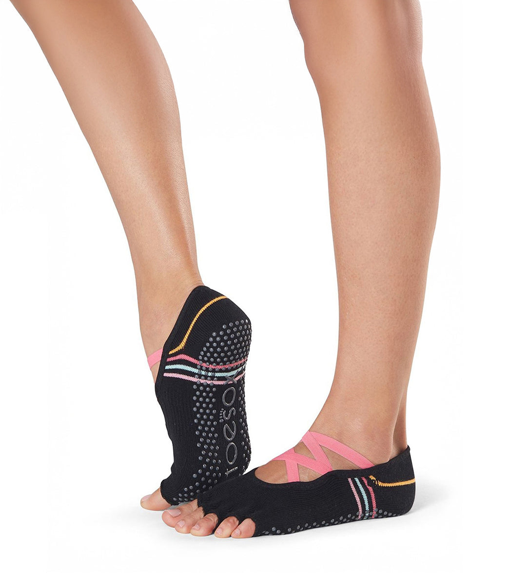 Toesox Elle Half-Toe Yoga Grip Socks