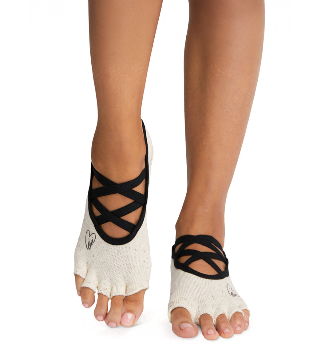 Toesox Elle Half-Toe Yoga Grip Socks