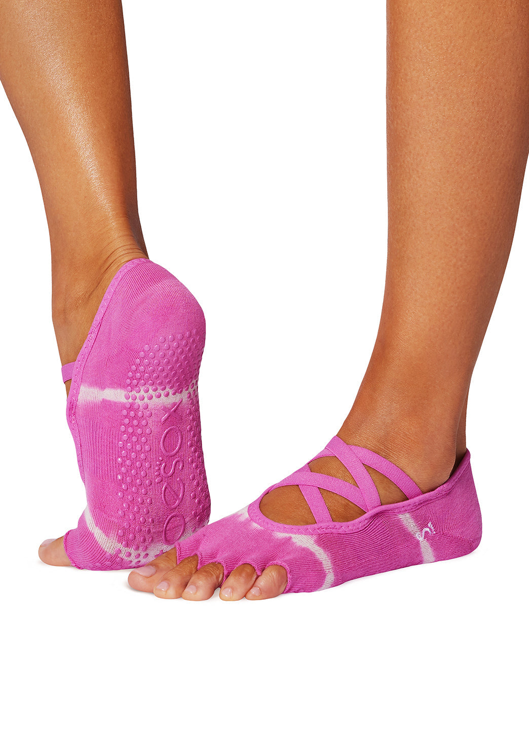 Toesox Elle Half-Toe Yoga Grip Socks