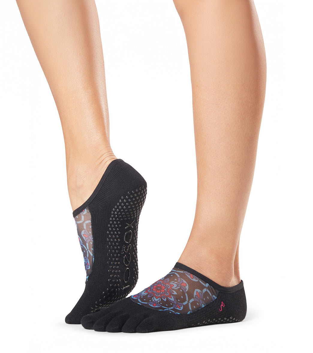 Toesox Luna Full-Toe Yoga Grip Socks