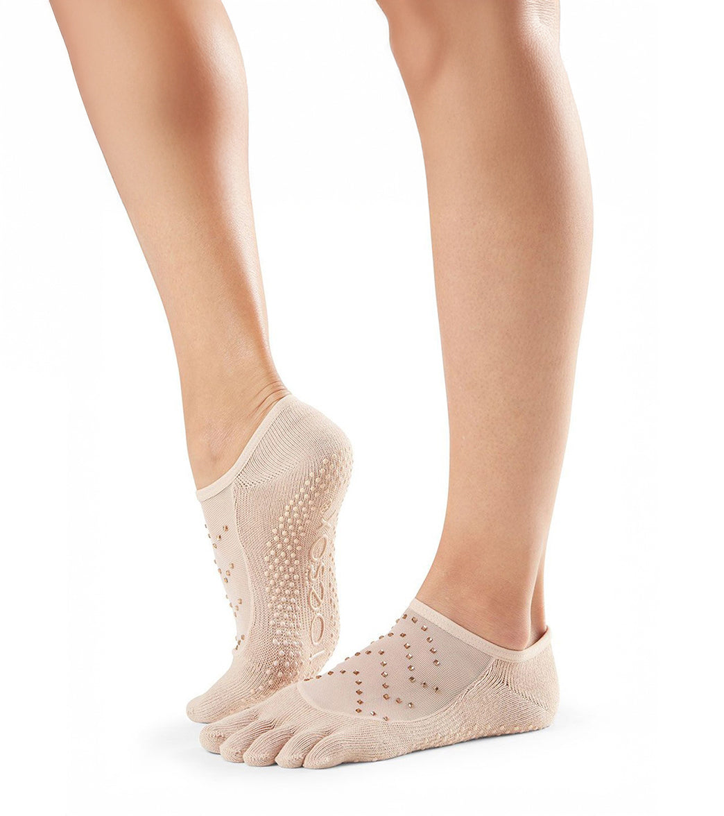 Toesox Luna Full-Toe Yoga Grip Socks