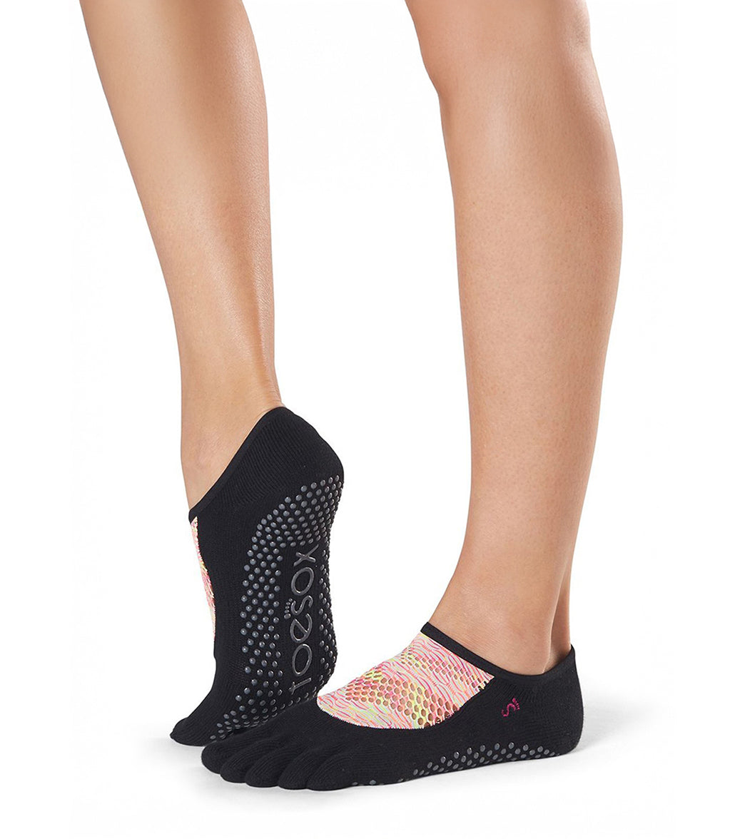 Toesox Luna Full-Toe Yoga Grip Socks