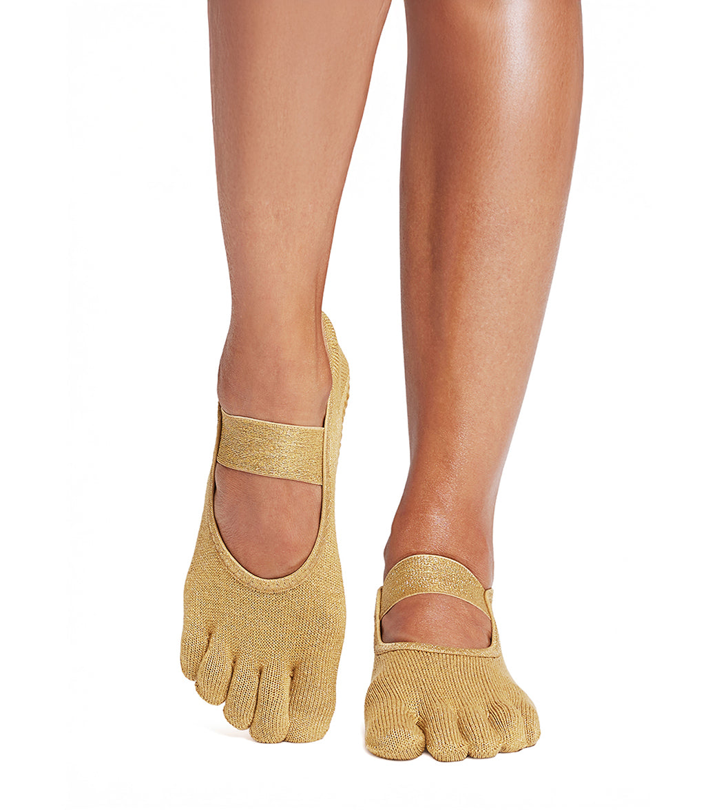 Toesox Organic Mia Grip Full Toe Socks