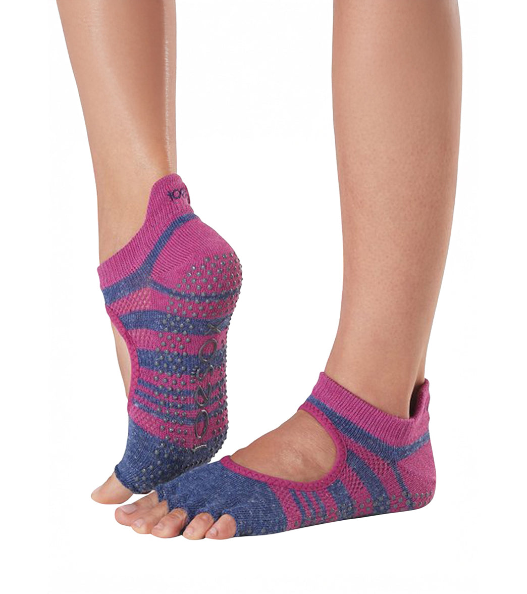 Toesox Bellarina Grip Half Toe Socks