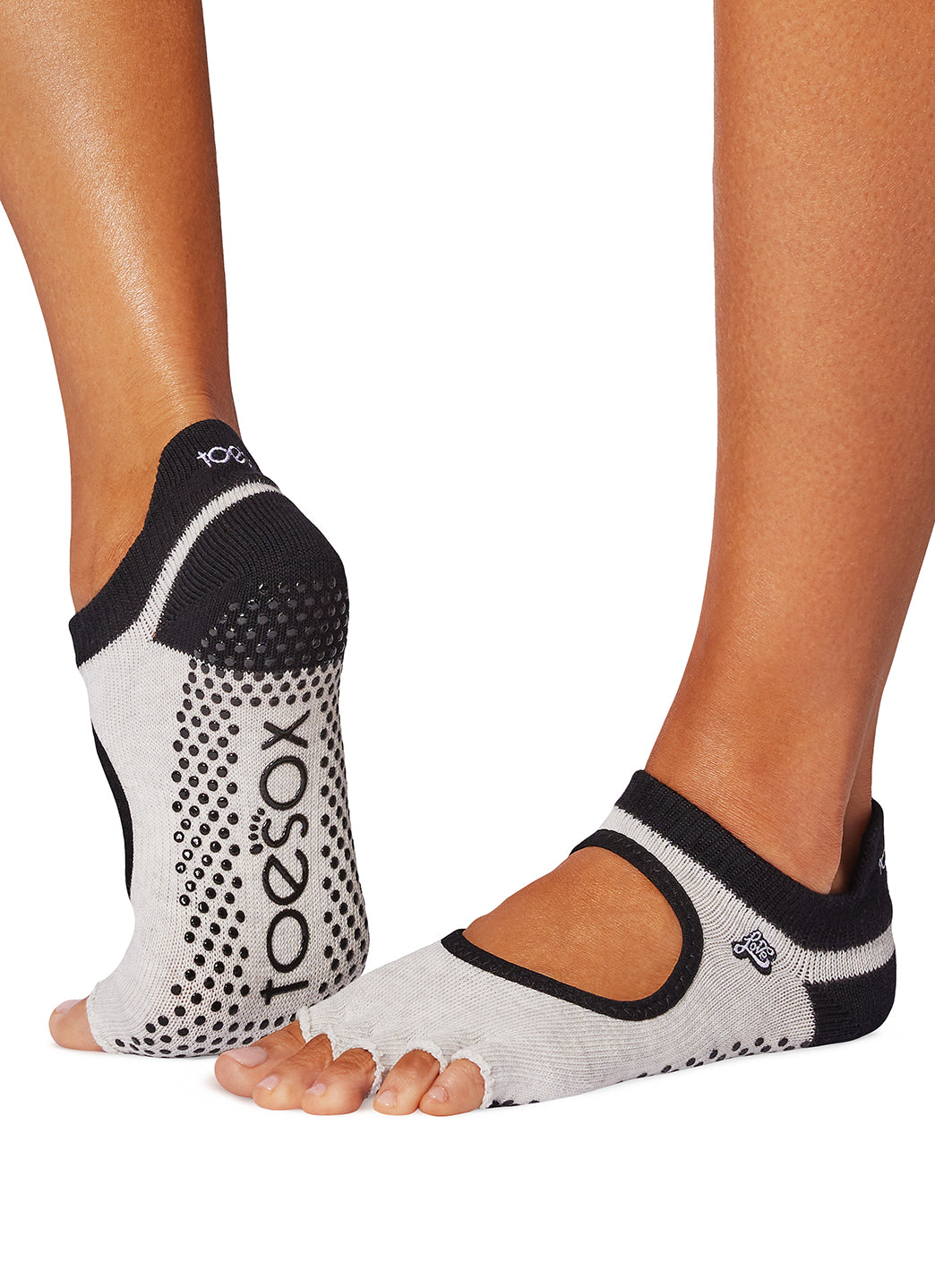 Toesox Bellarina Grip Half Toe Socks