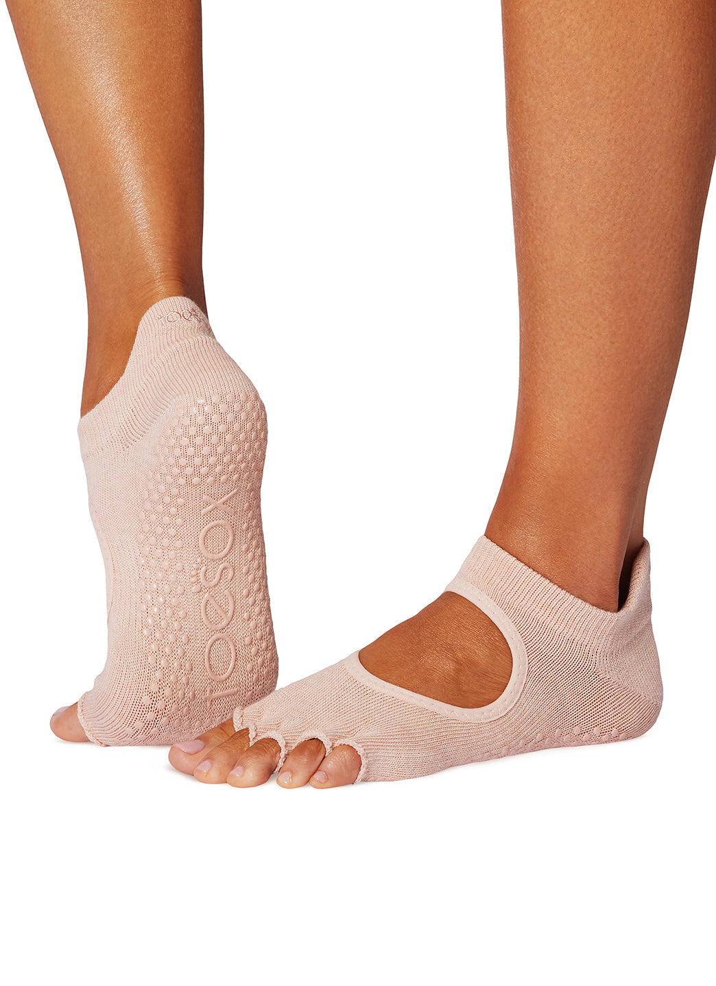 Toesox Bellarina Grip Half Toe Socks