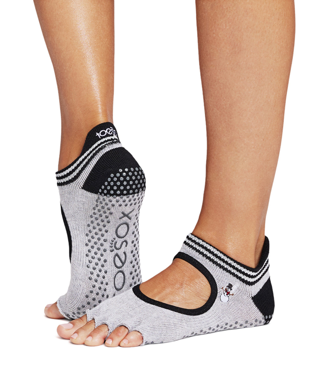 Toesox Bellarina Grip Half Toe Socks