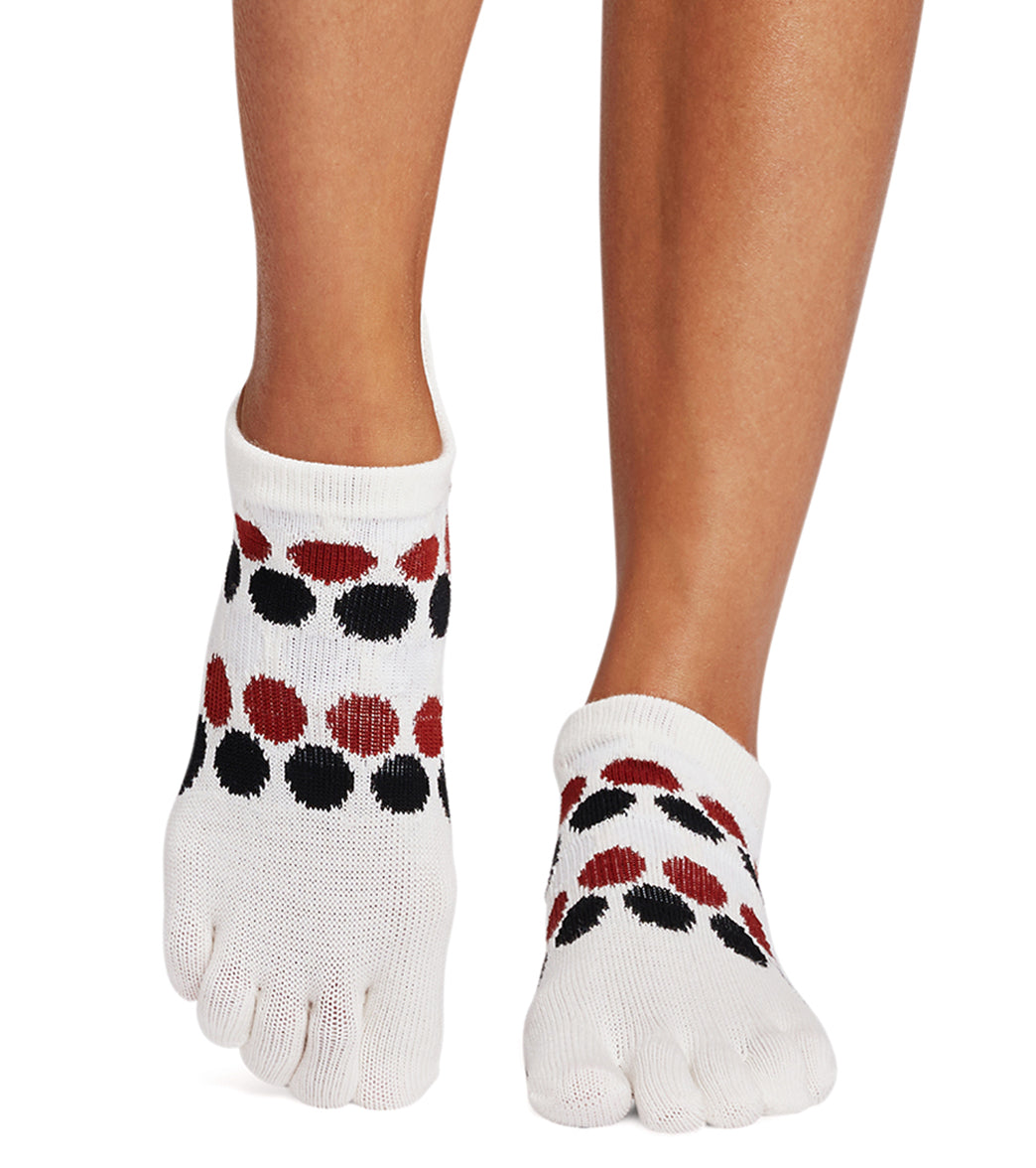 Toesox Grip Full Toe Low Rise Socks