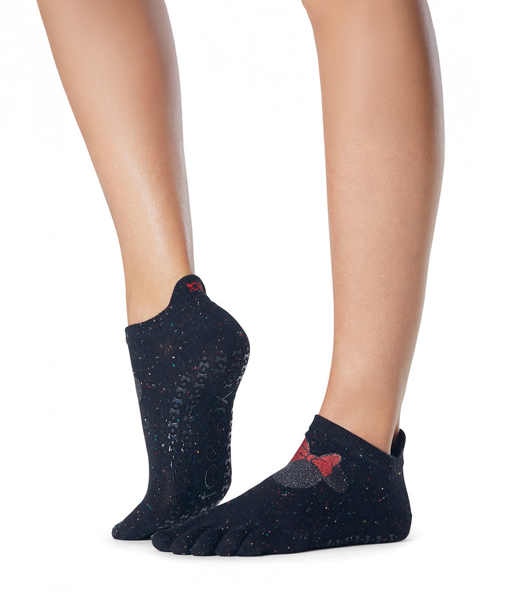 Toesox Grip Full Toe Low Rise Socks