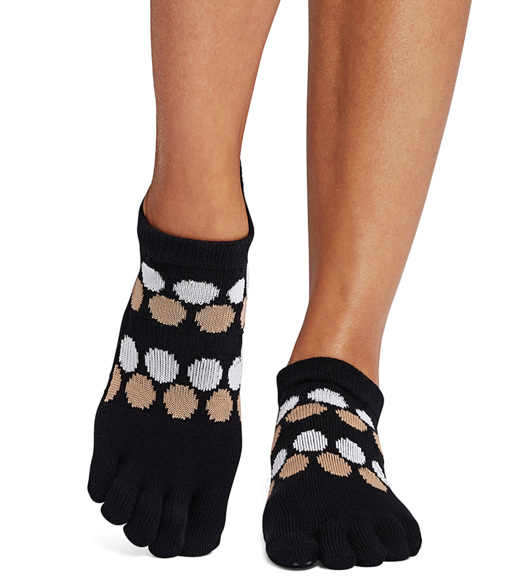 Toesox Grip Full Toe Low Rise Socks