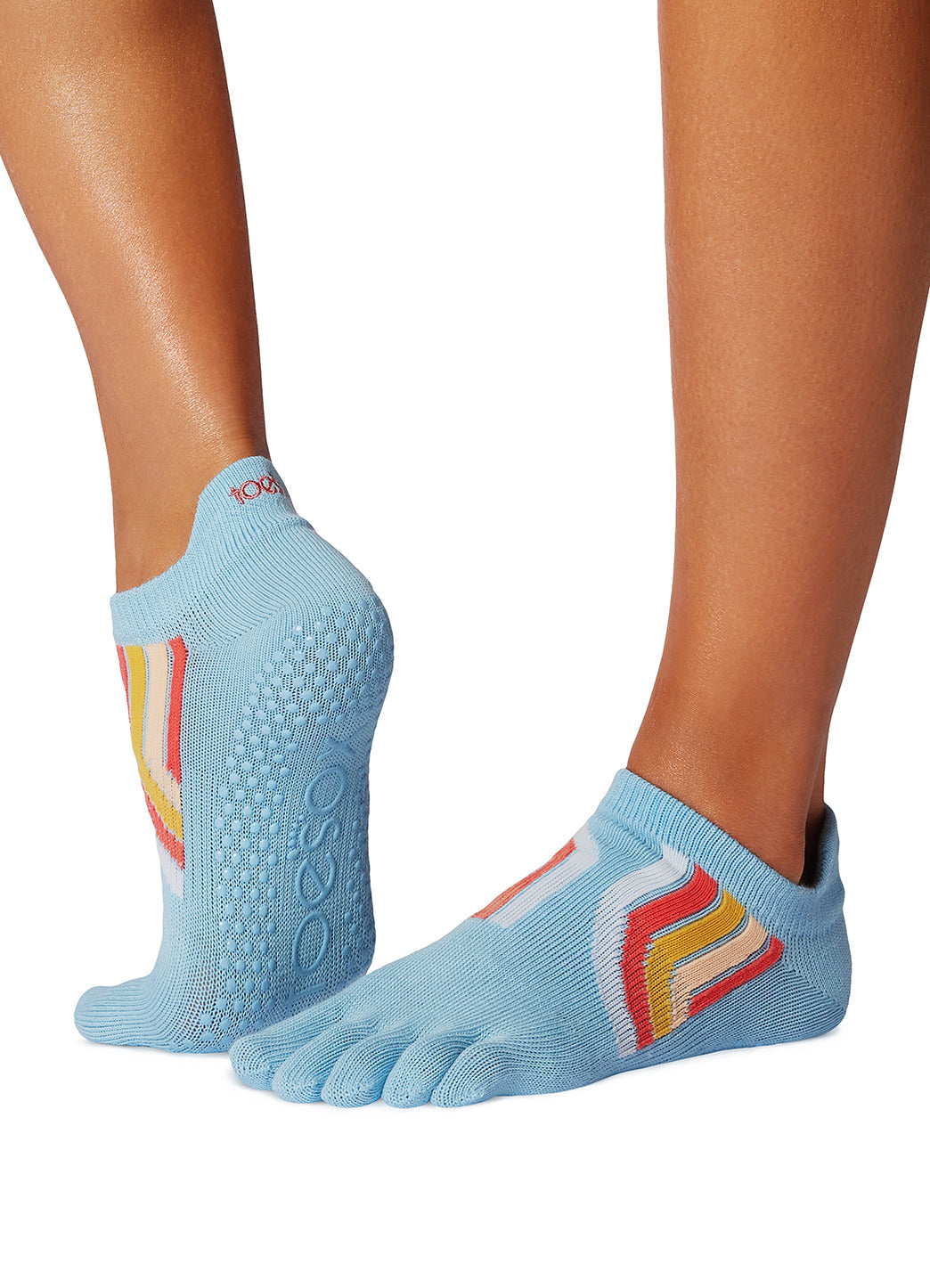 Toesox Grip Full Toe Low Rise Socks