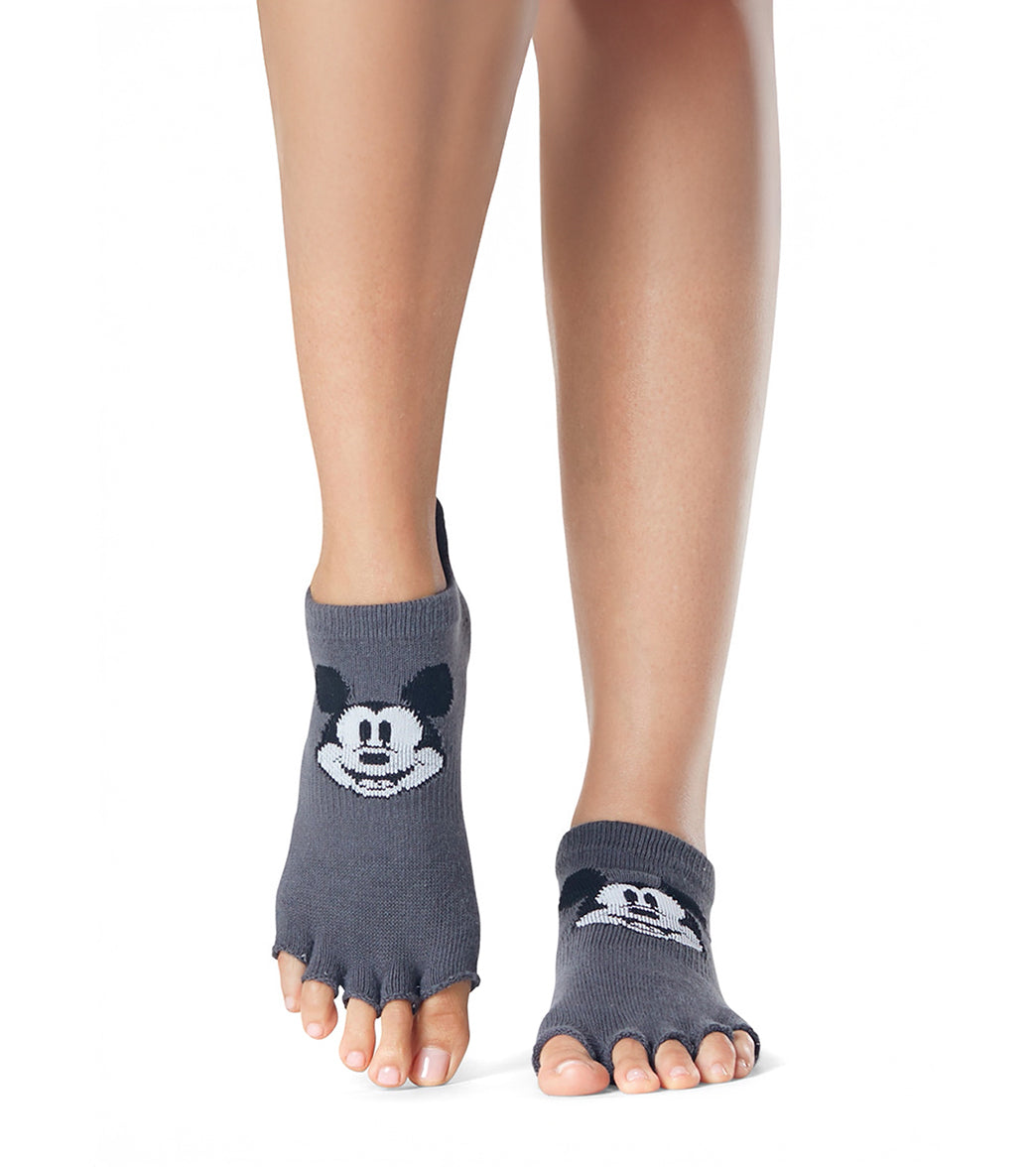 Toesox Grip Half Toe Low Rise Socks