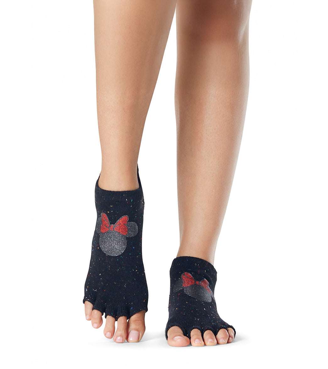 Toesox Grip Half Toe Low Rise Socks