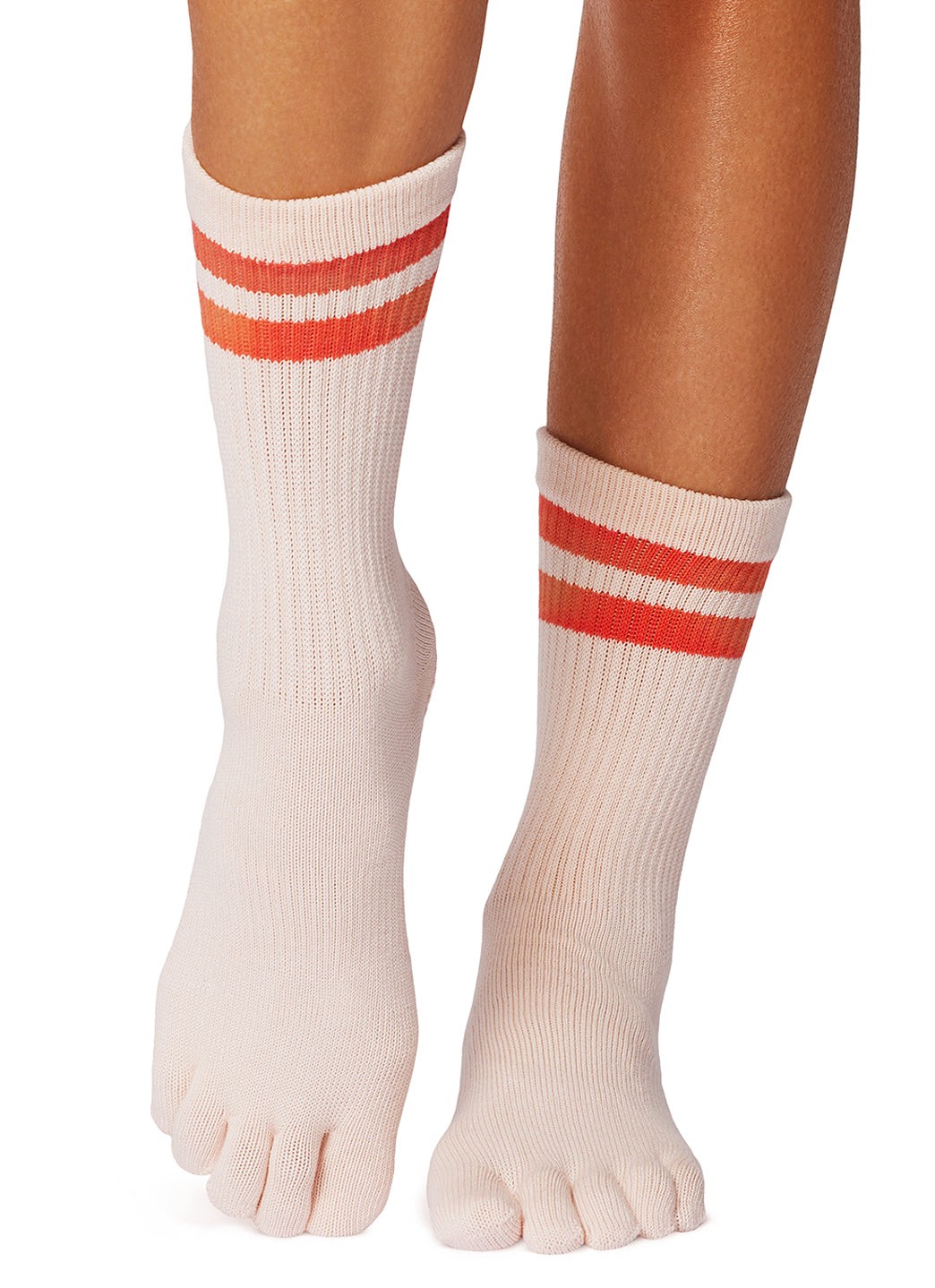 Toesox Crew Full Toe Grip Socks