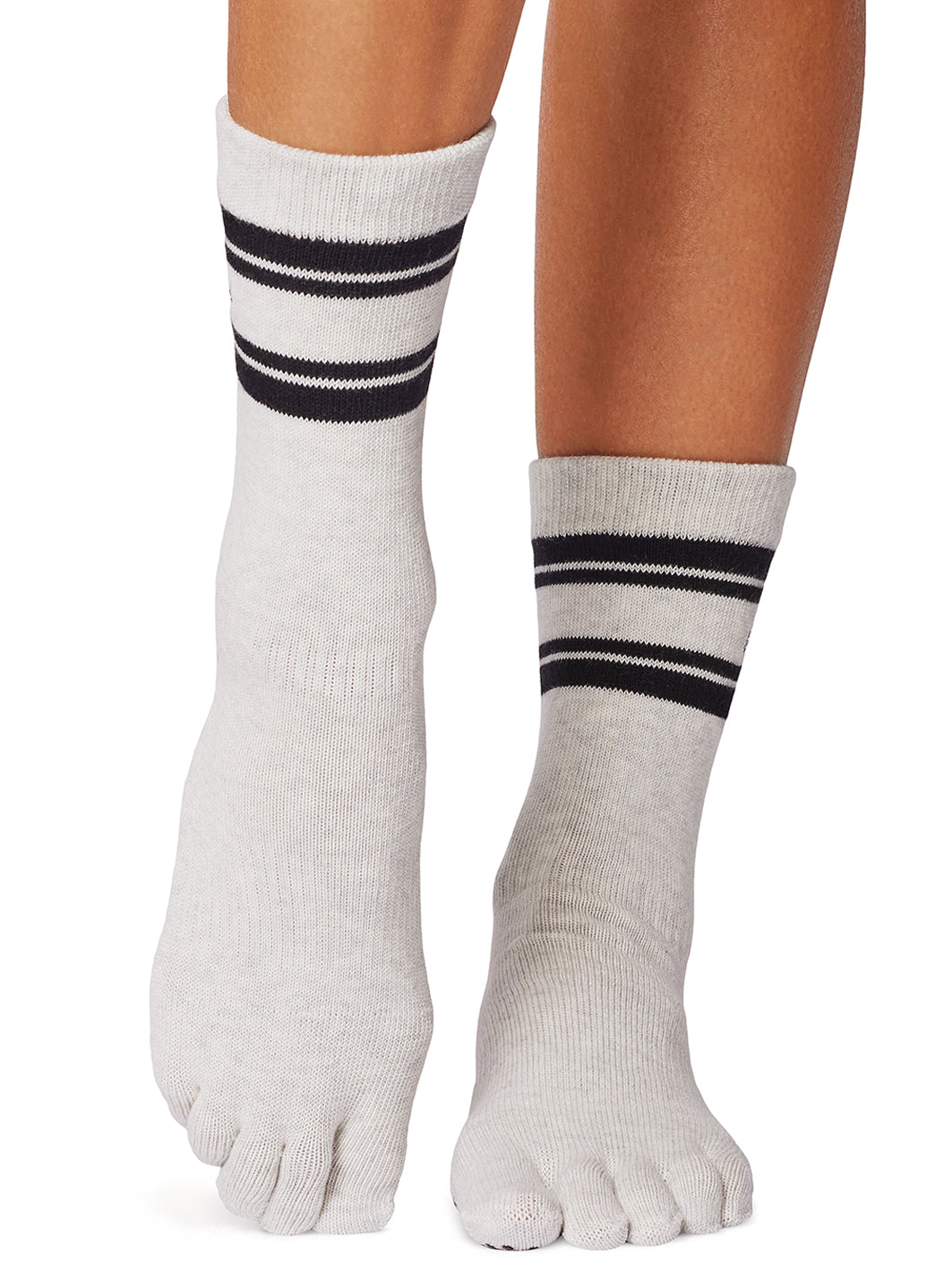 Toesox Crew Full Toe Grip Socks