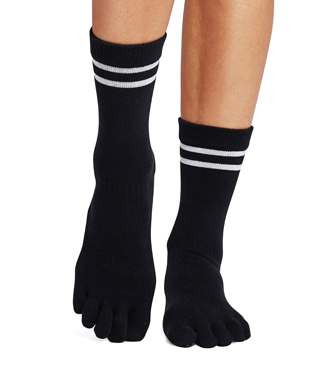 Toesox Crew Full Toe Grip Socks