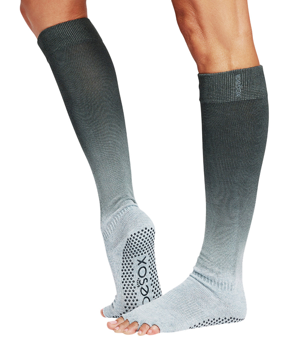 Toesox Scrunch Half Toe Grip Socks