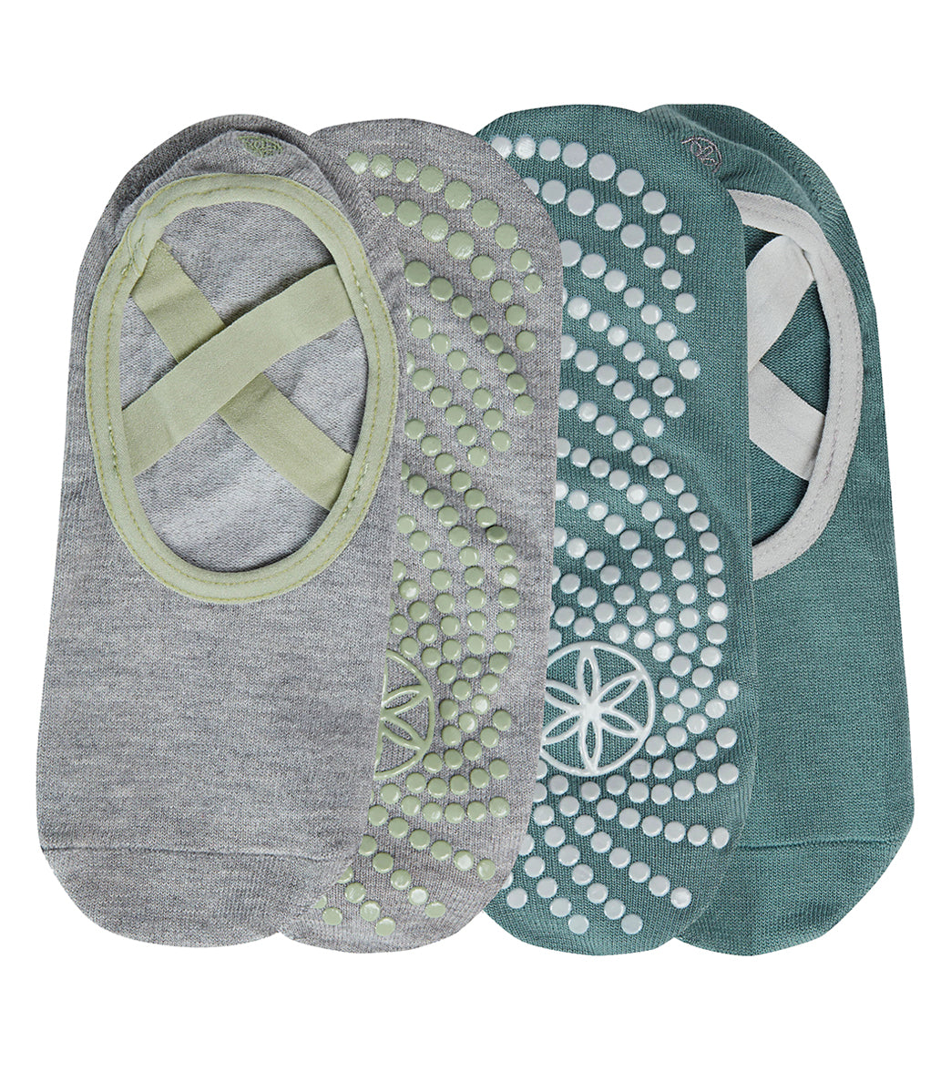 Gaiam Grippy Yoga Socks  (2 Pack)