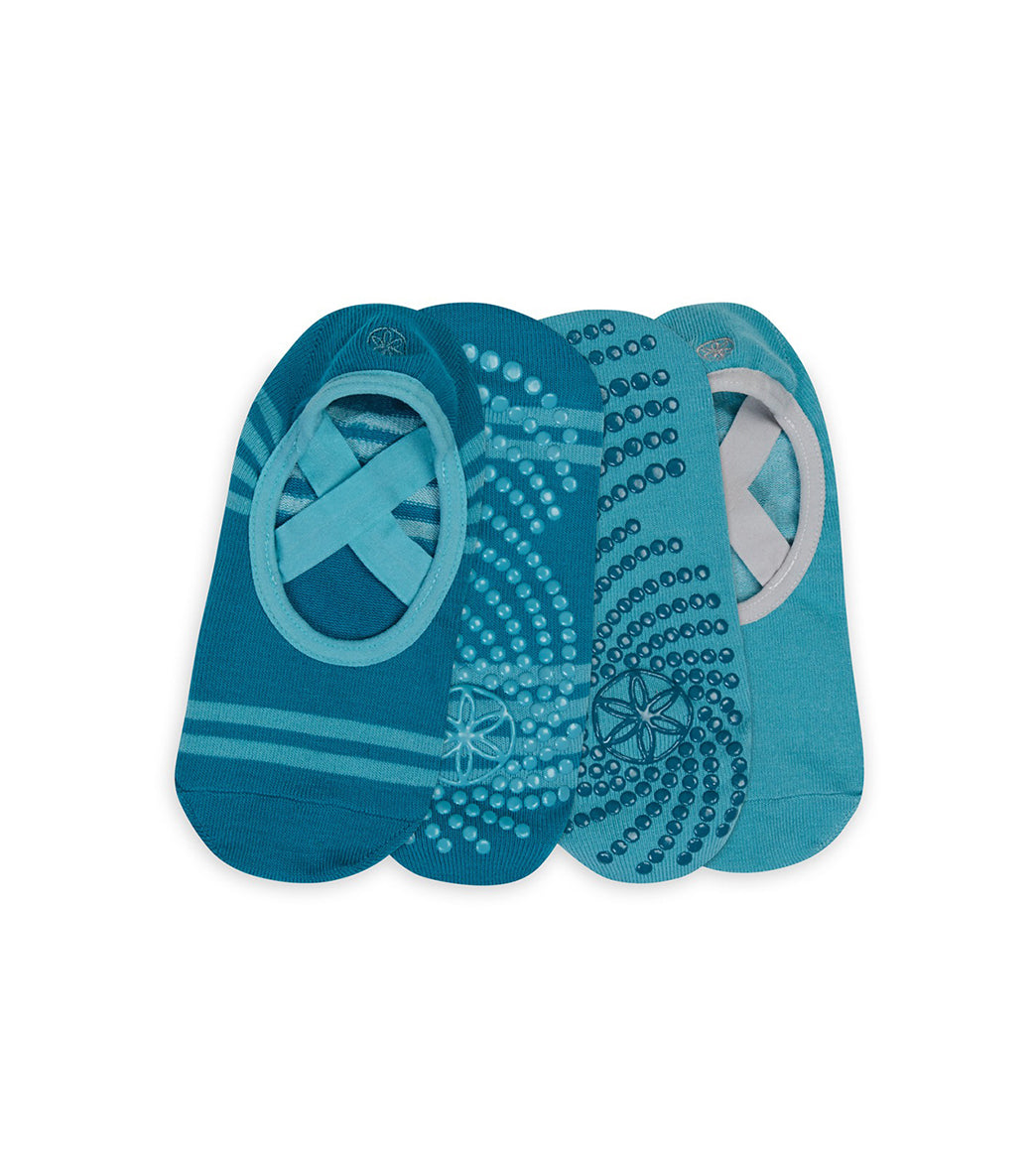 Gaiam Yoga-Barre Socks (2 Pack)