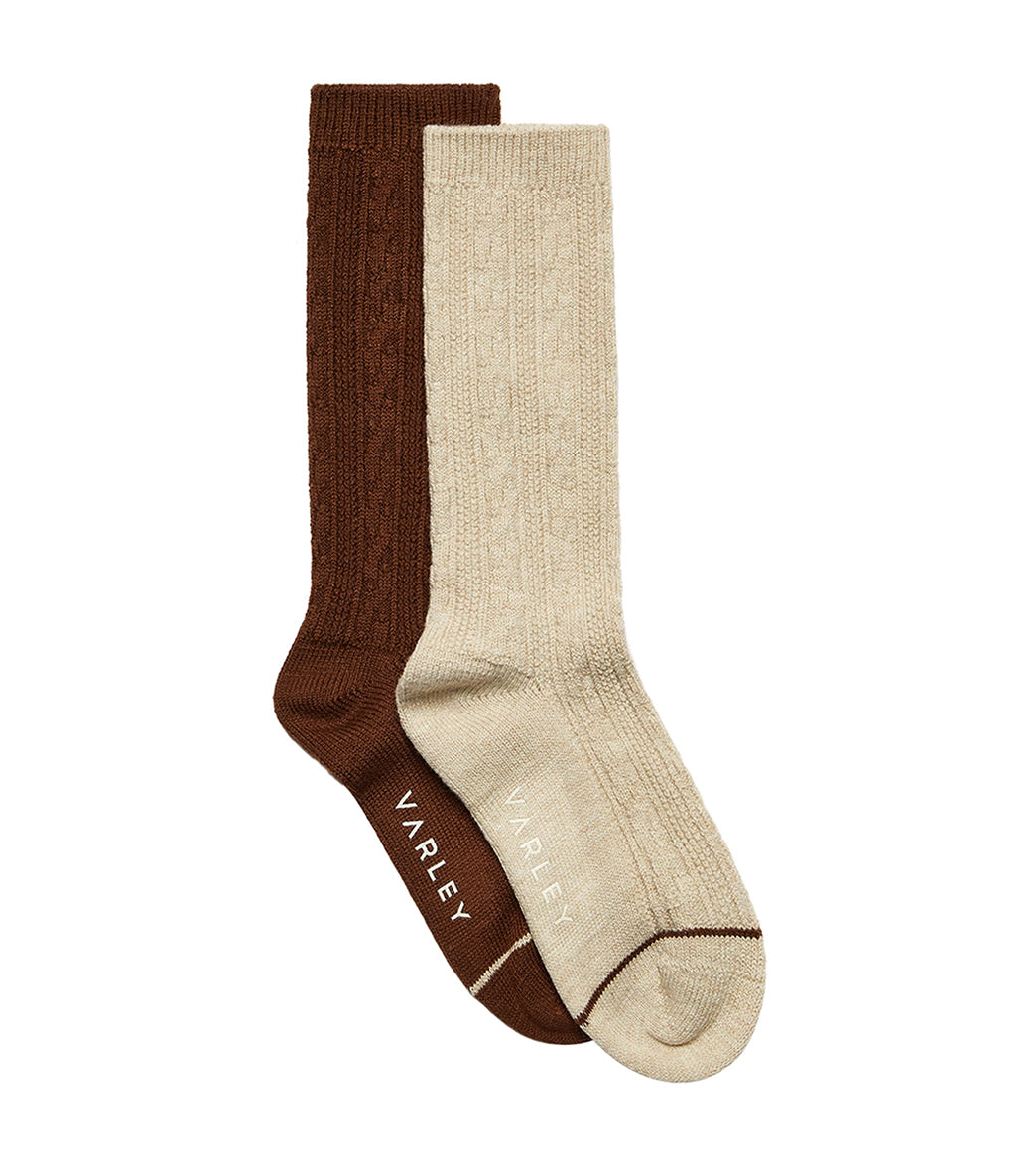 Varley Primrose Plush Cable Sock