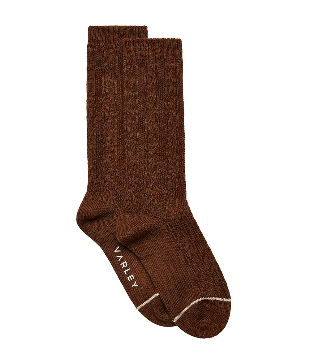 Varley Primrose Plush Cable Sock