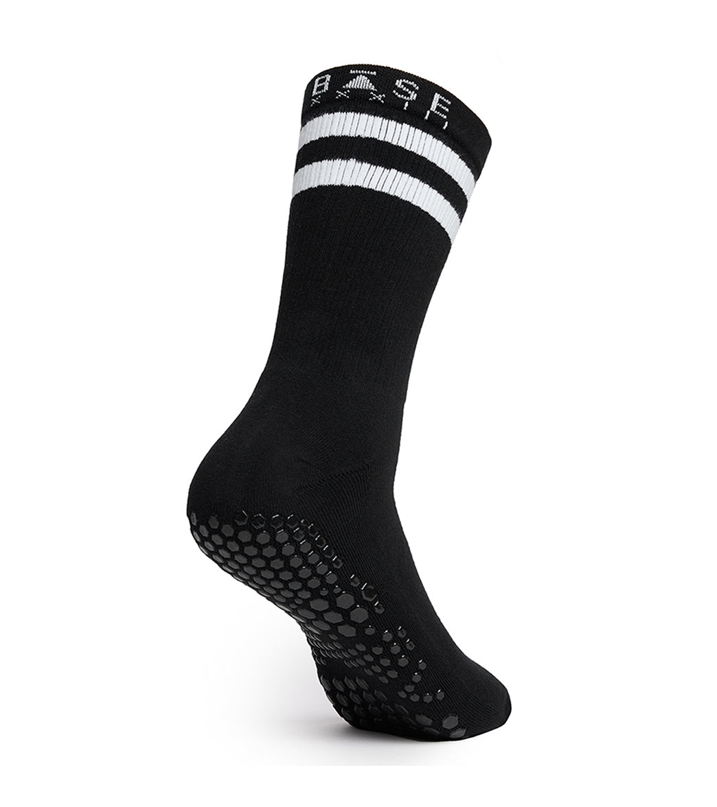 BASE 33 Unisex Crew Yoga Grip Socks