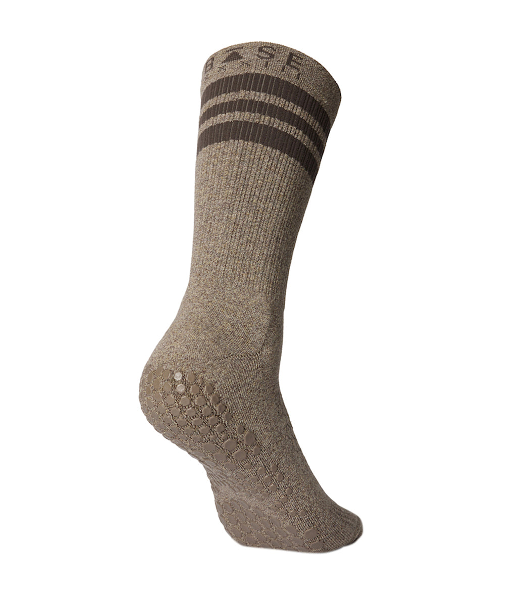 BASE 33 Unisex Crew Yoga Grip Socks