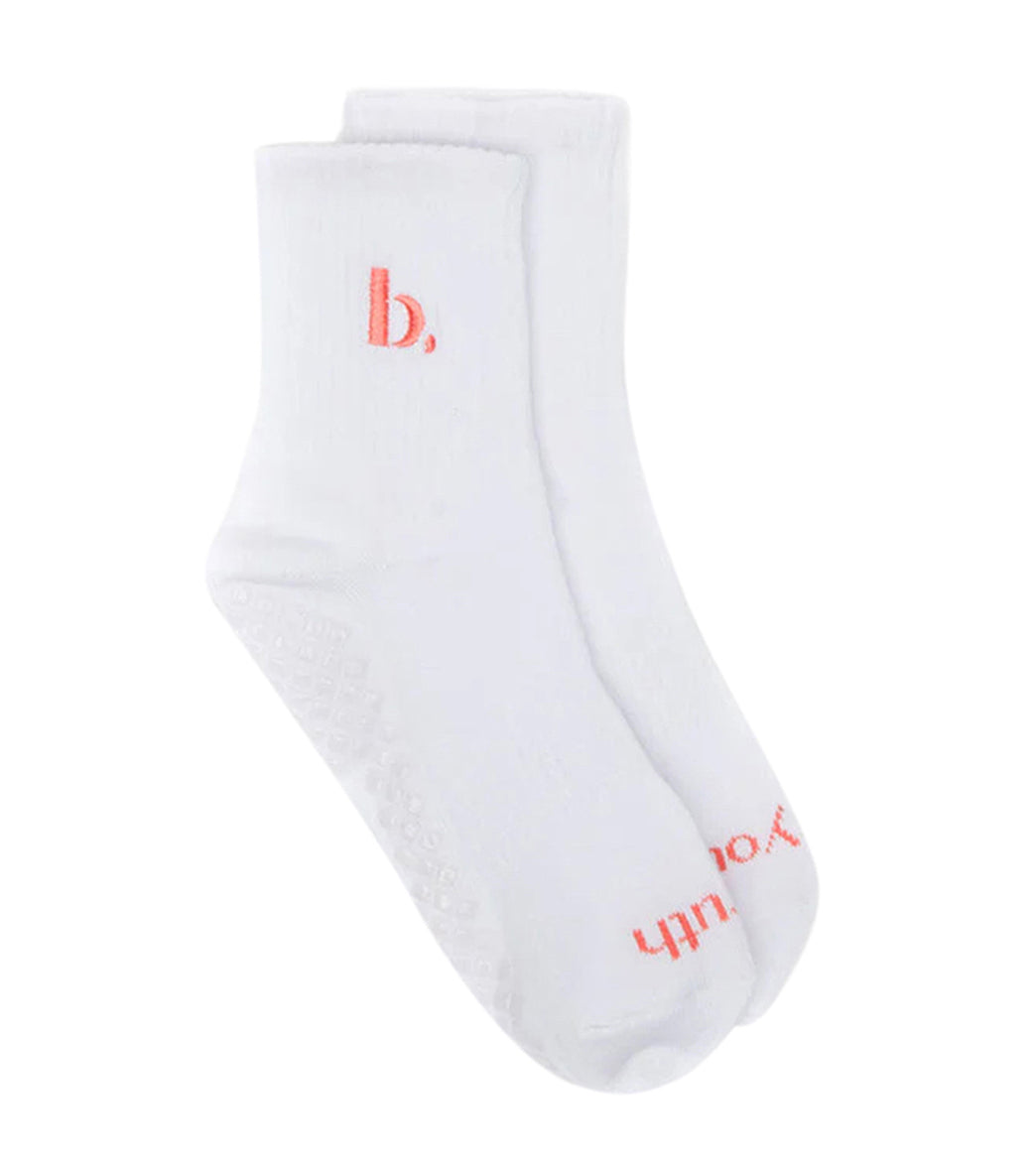 B, Halfmoon Grip Socks