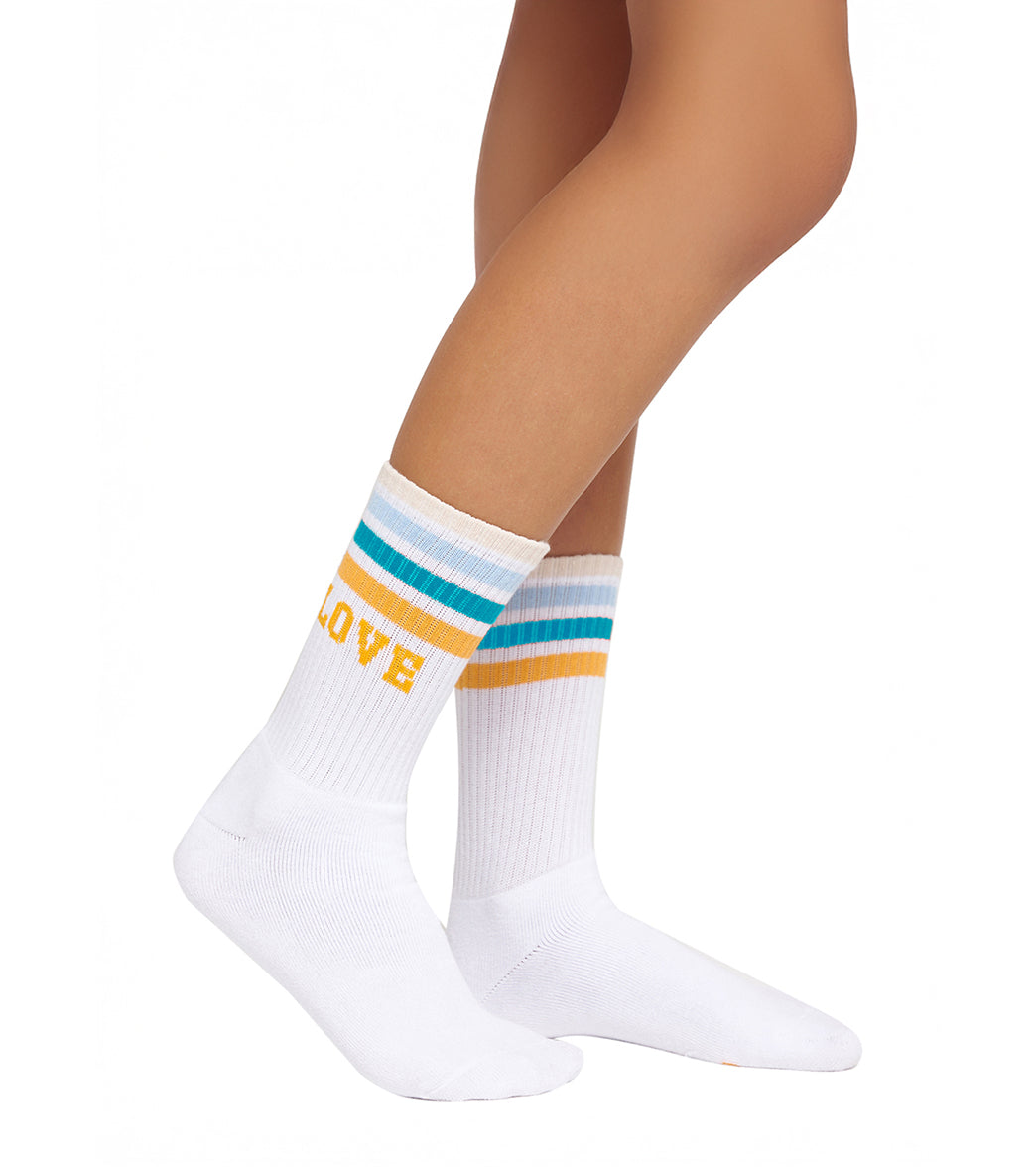 Spiritual Gangster Love Crew Sock