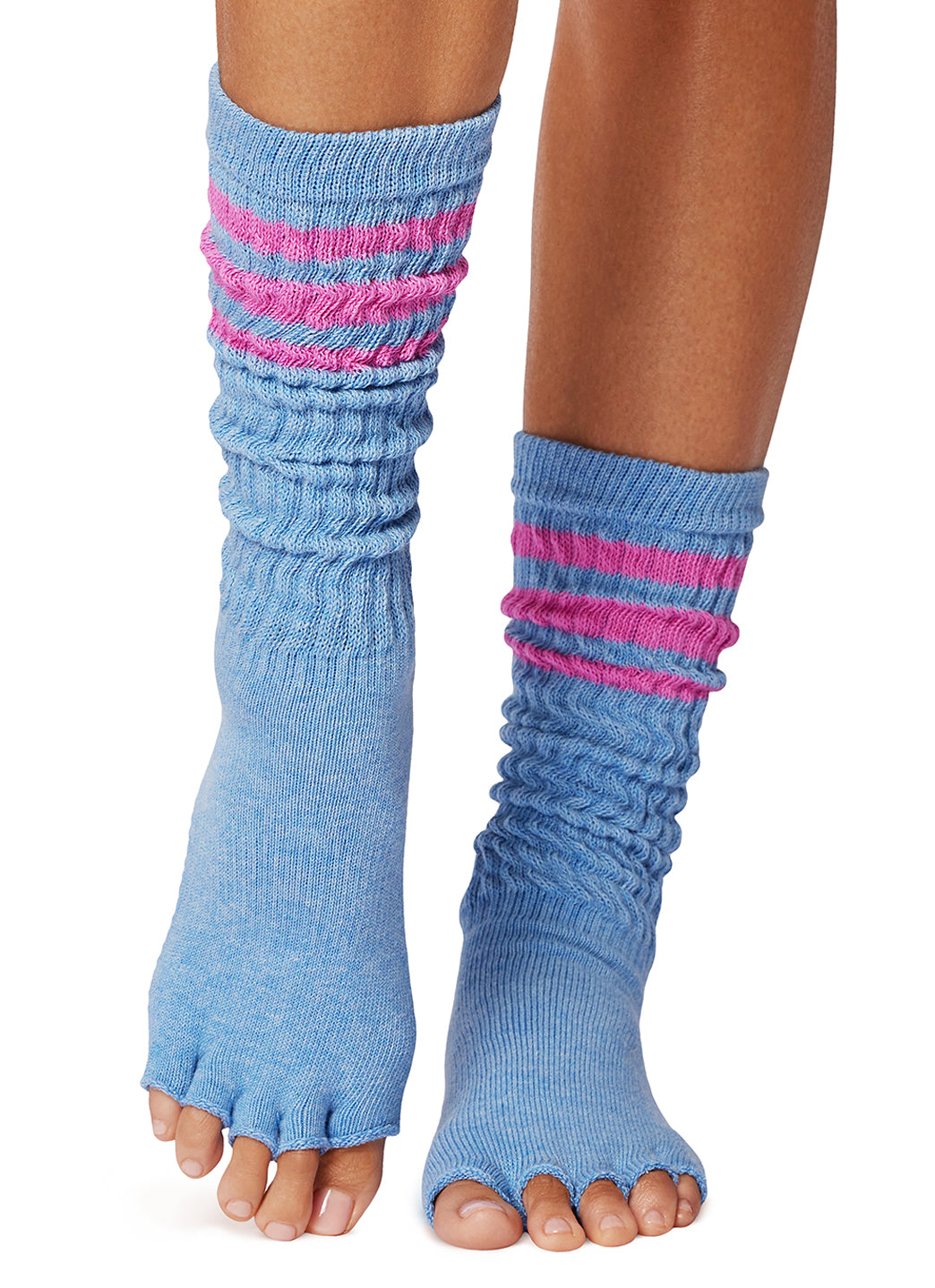 Toesox Slouch Half-Toe Grip Socks