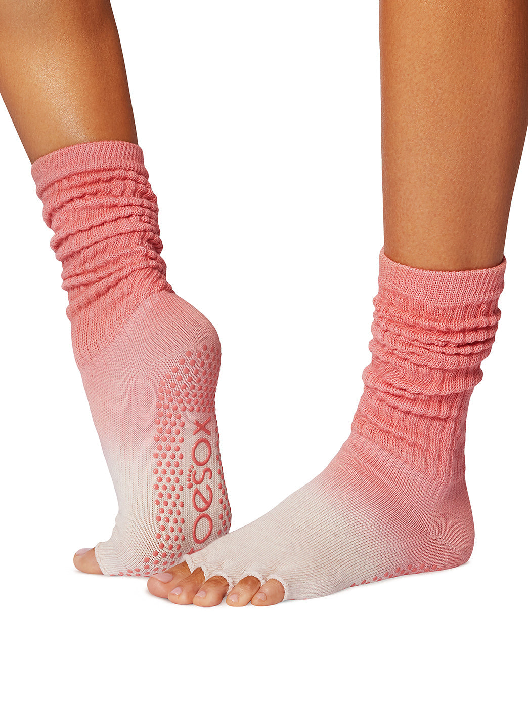 Toesox Slouch Half-Toe Grip Socks