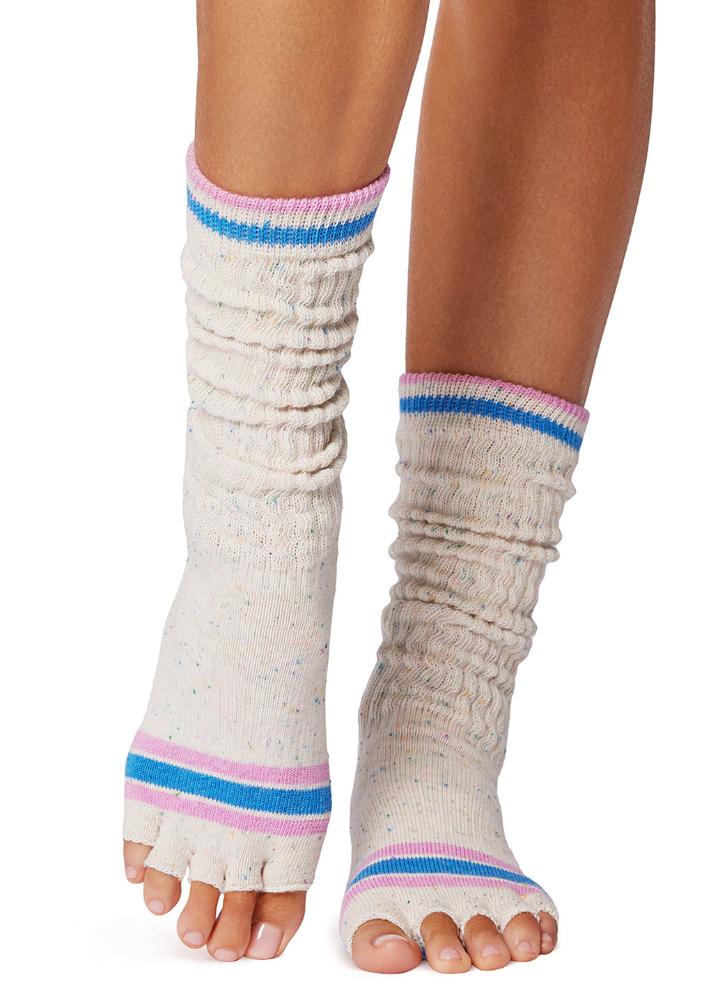 Toesox Slouch Half-Toe Grip Socks
