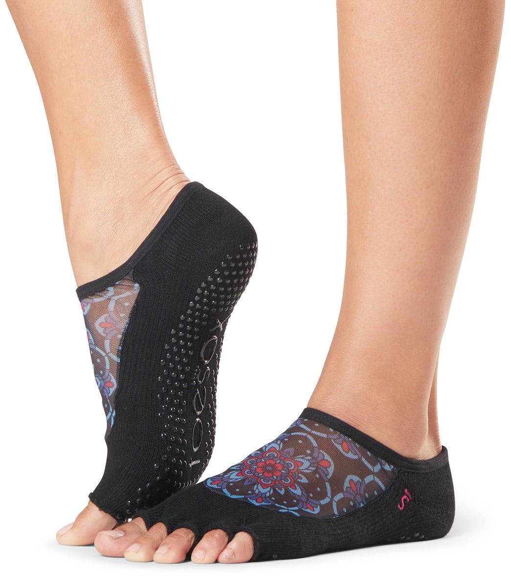 Toesox Luna Half-Toe Yoga Grip Socks