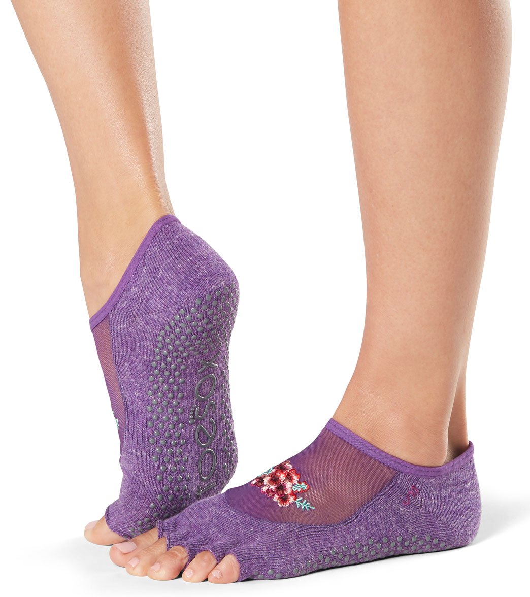 Toesox Luna Half-Toe Yoga Grip Socks